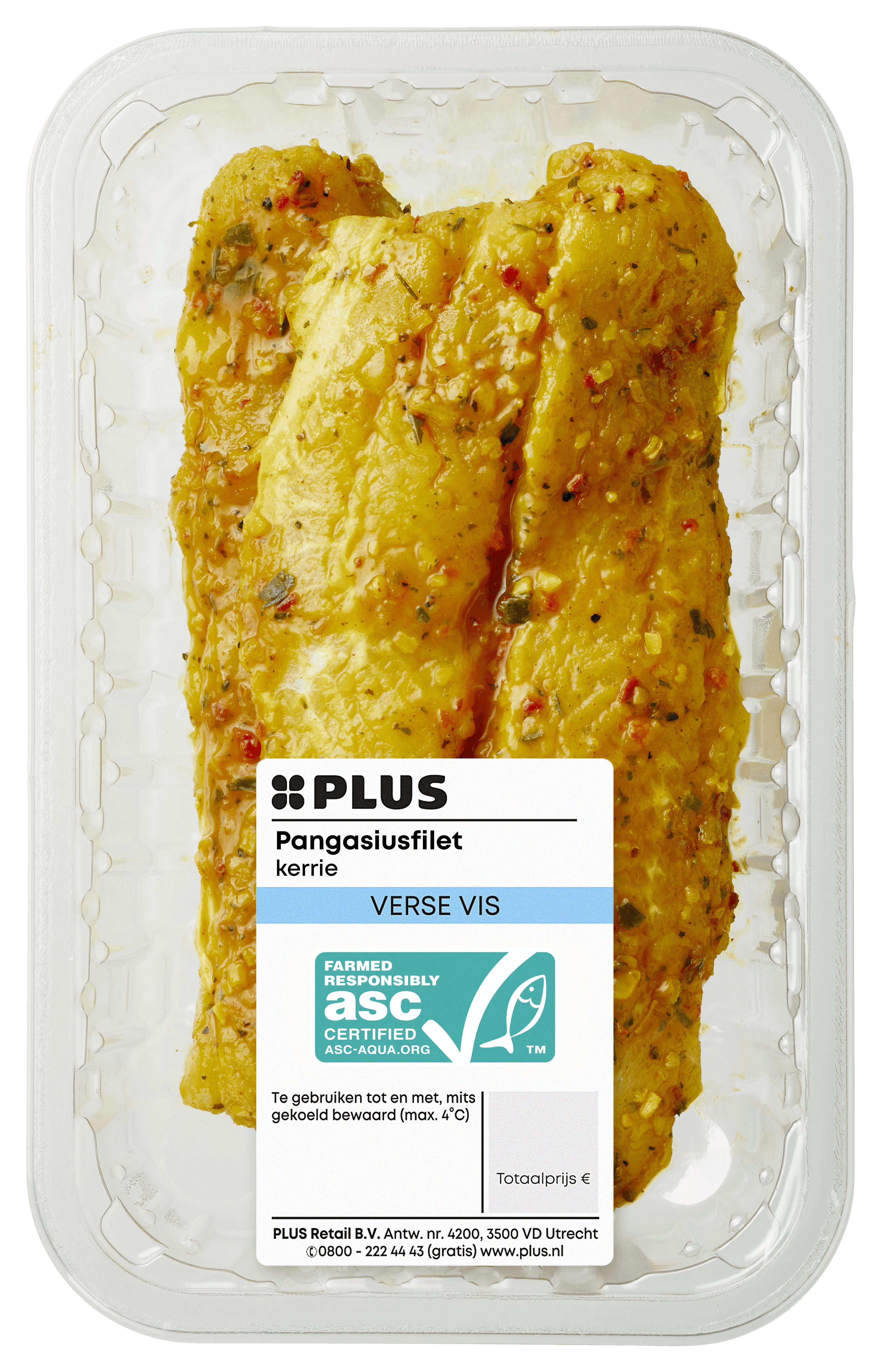 PLUS Pangasiusfilet kerrie marinade