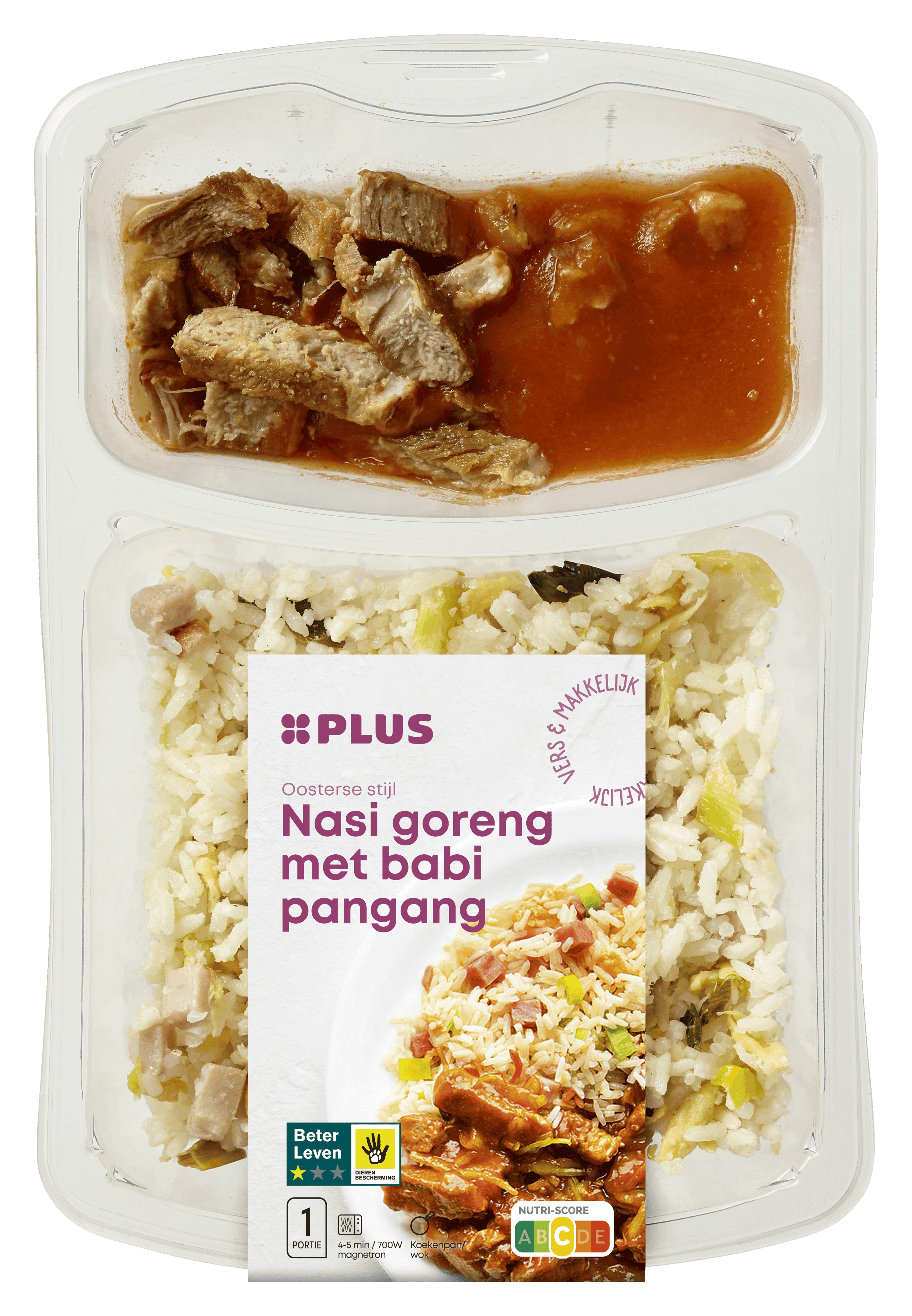 PLUS Nasi Goreng met Babi Pangang