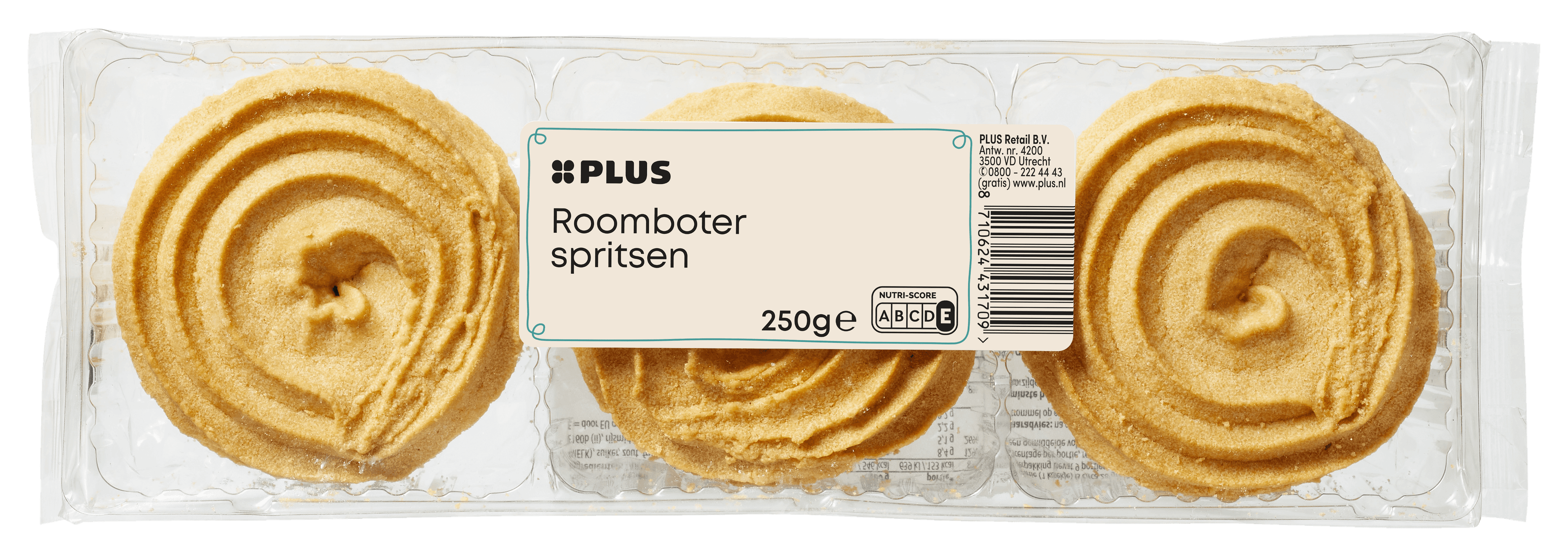 PLUS Roomboter ronde spritsen