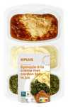 PLUS Spinazie met cordon bleu en puree