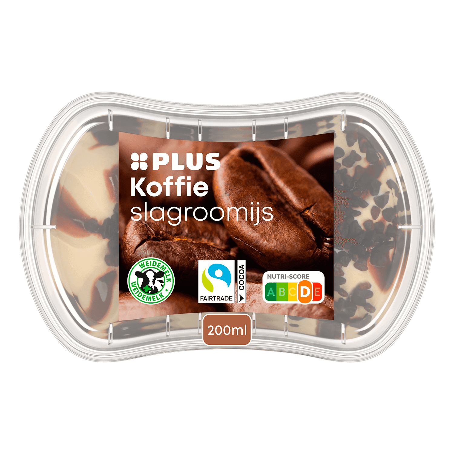 PLUS Kleintje slagroomijs Koffie