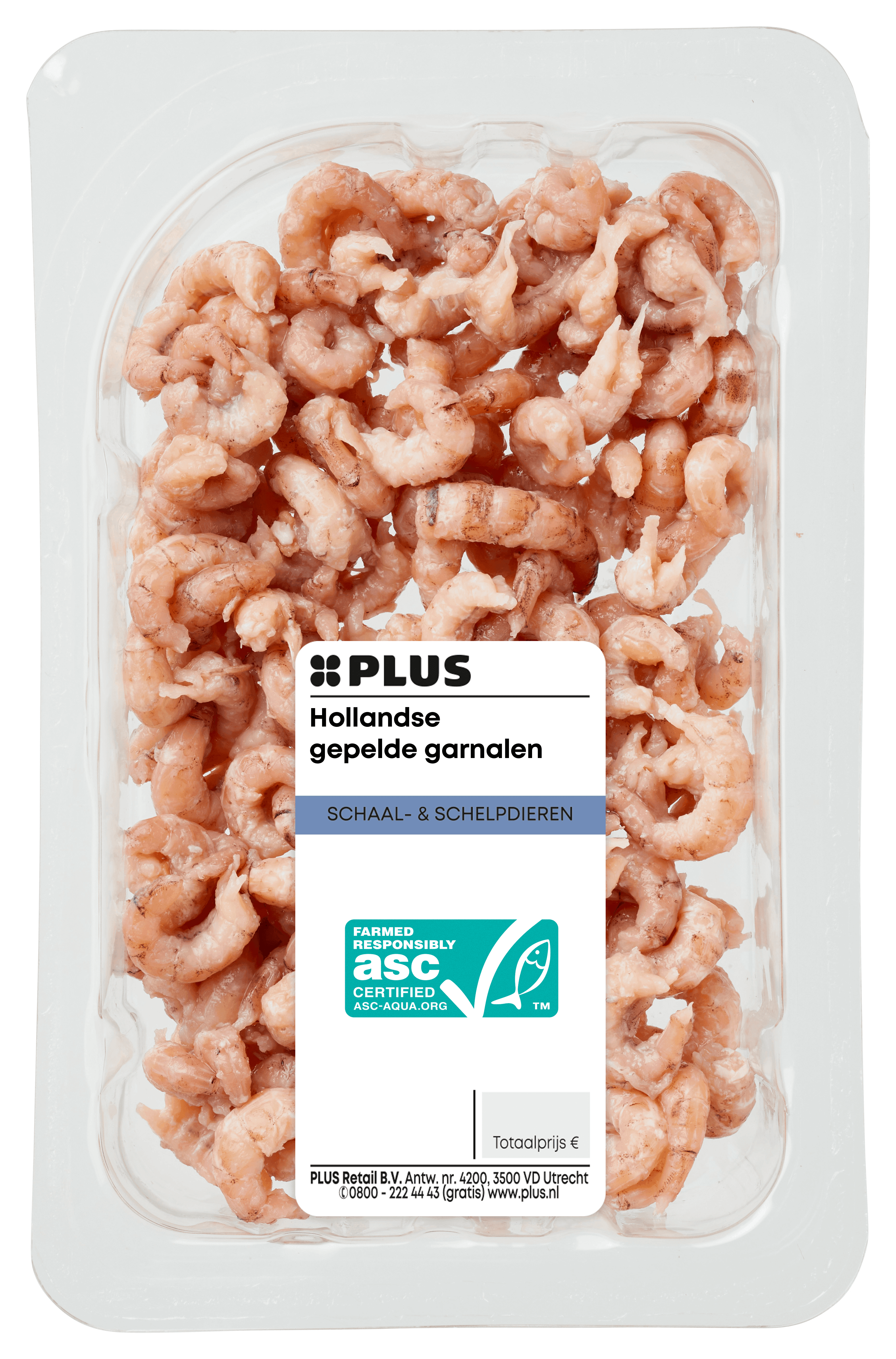 PLUS Hollandse gepelde garnalen