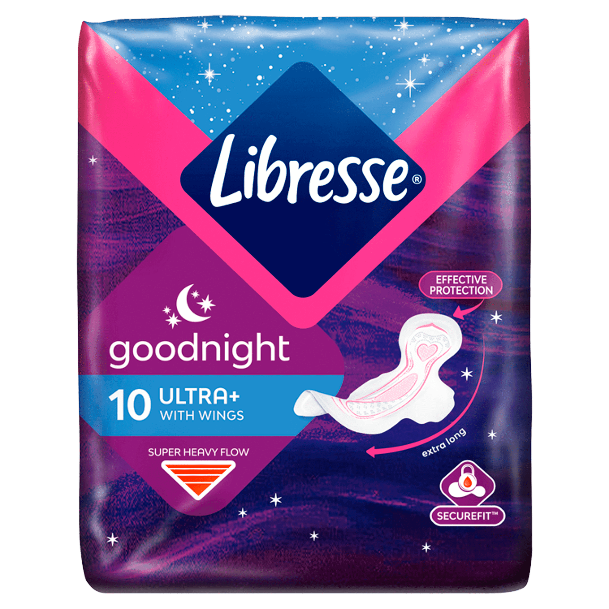 Libresse Maandverband ultra night wing