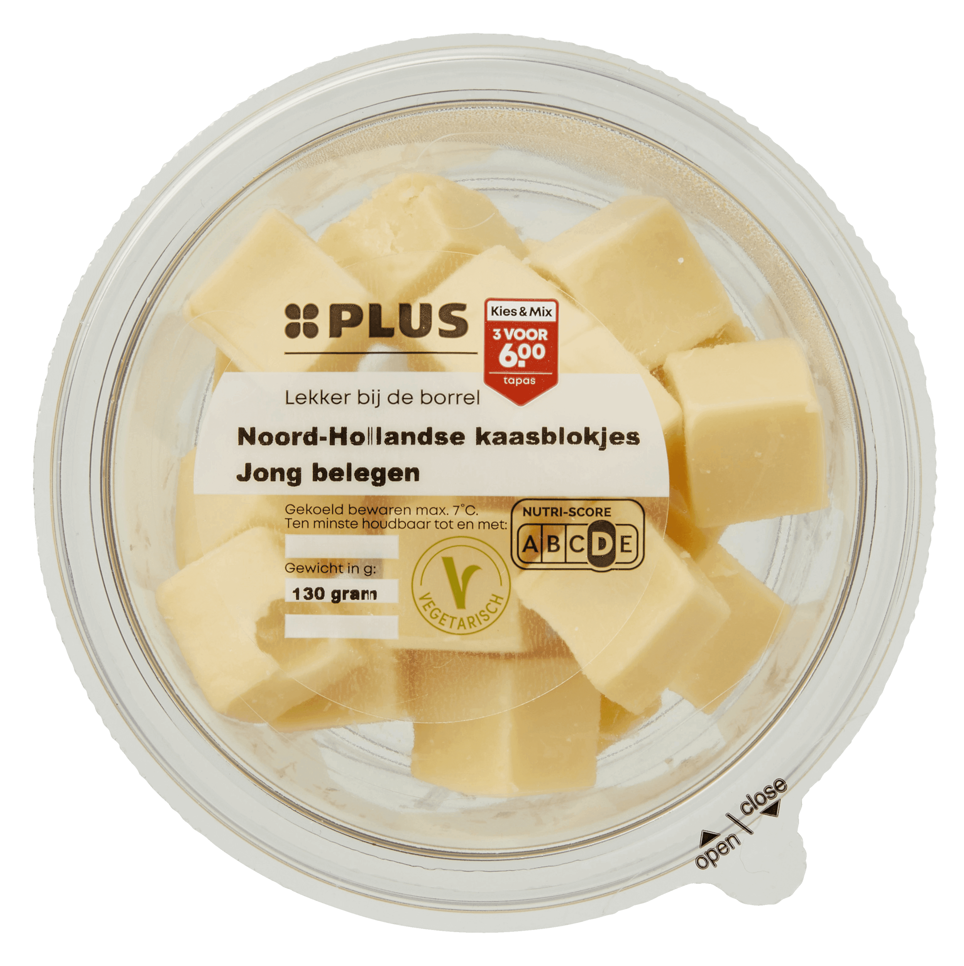 PLUS N-Holla Kaasblokjes Jong Beleg