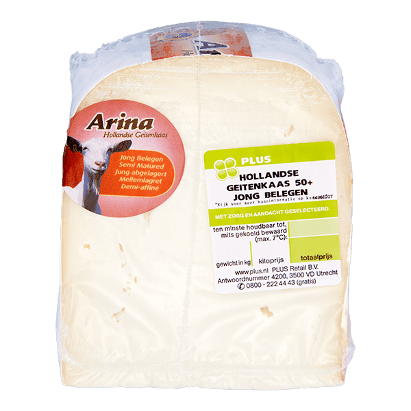 PLUS Klaverland Geitenkaas jong belegen 50+ stuk