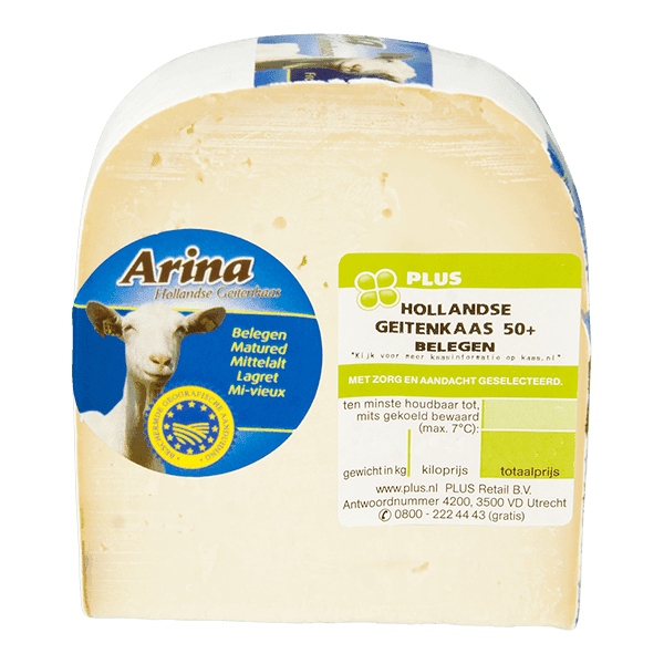 PLUS Klaverland Geitenkaas Belegen 50+ - hele kaas