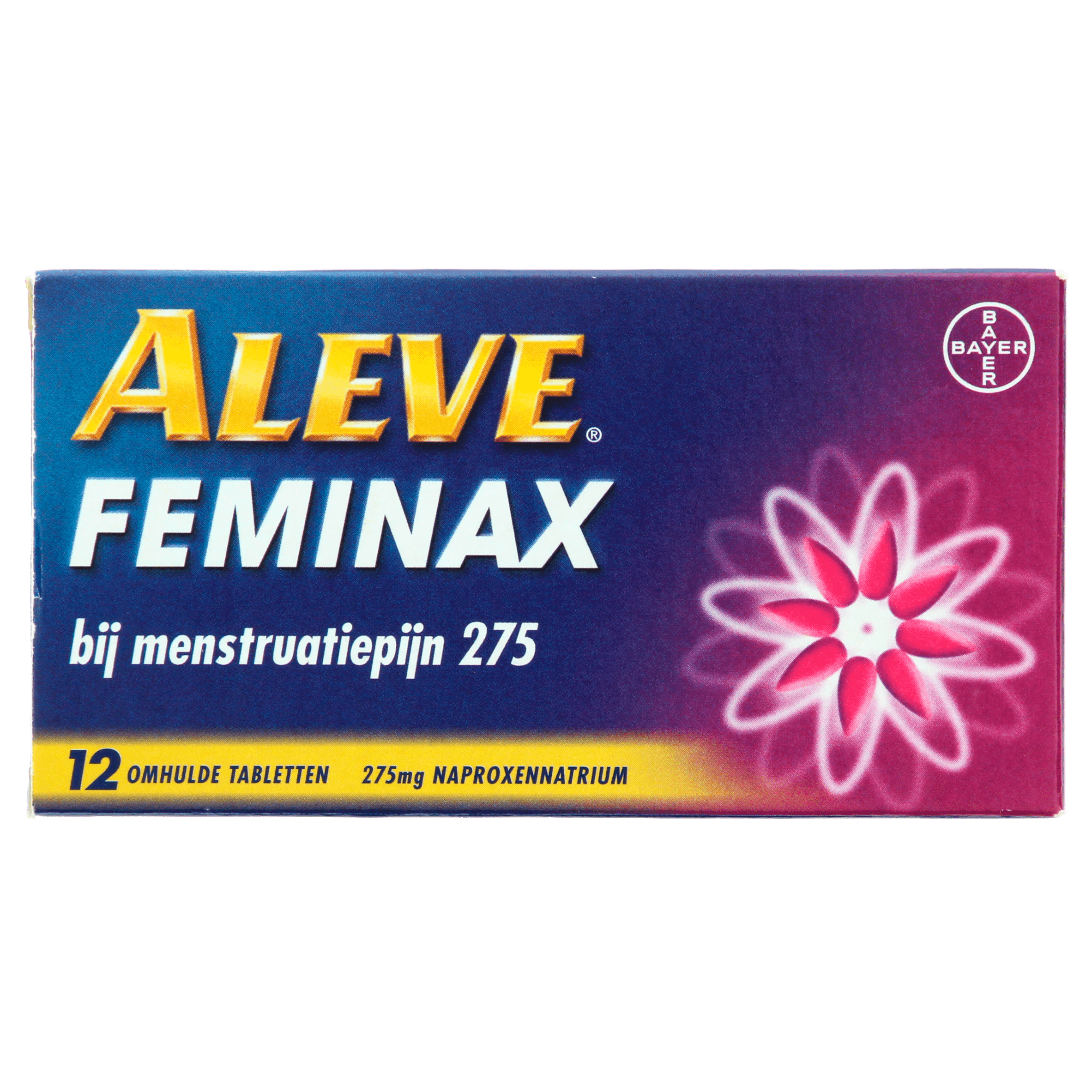 Aleve Feminax bij menstruatiepijn