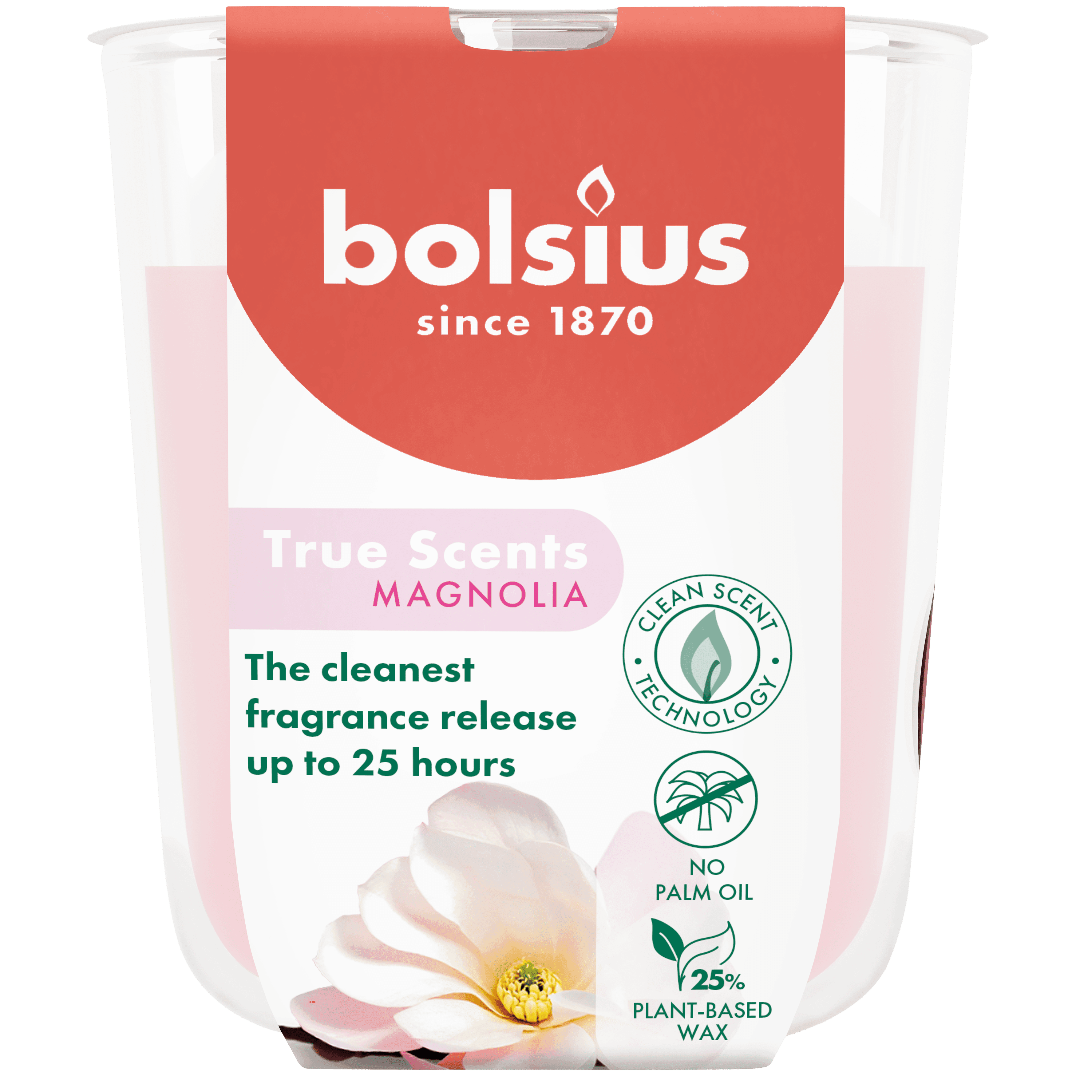 Bolsius Geurglas 80/73 True Scents Magnolia