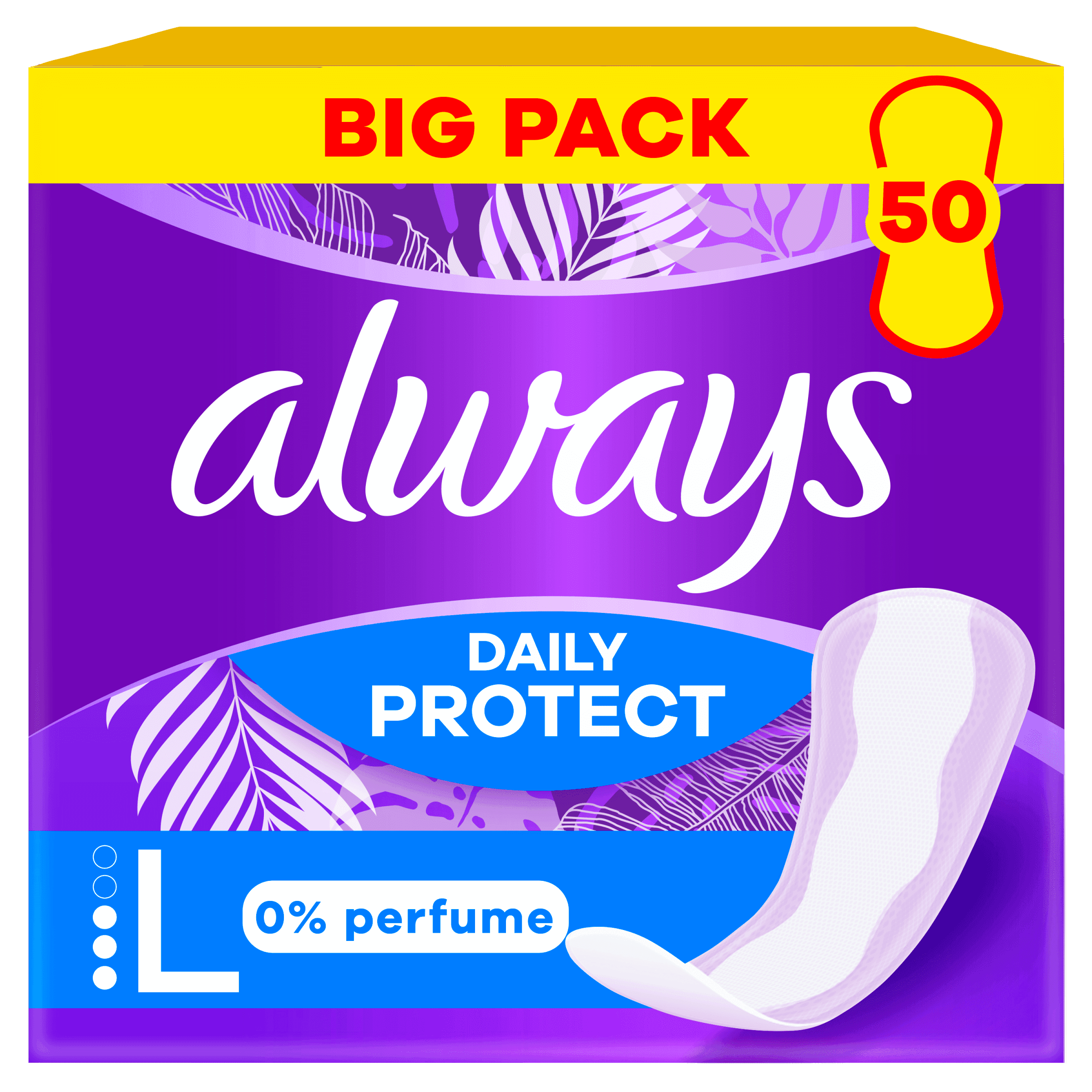 Always Inlegkruisjes protect long 0% perfume