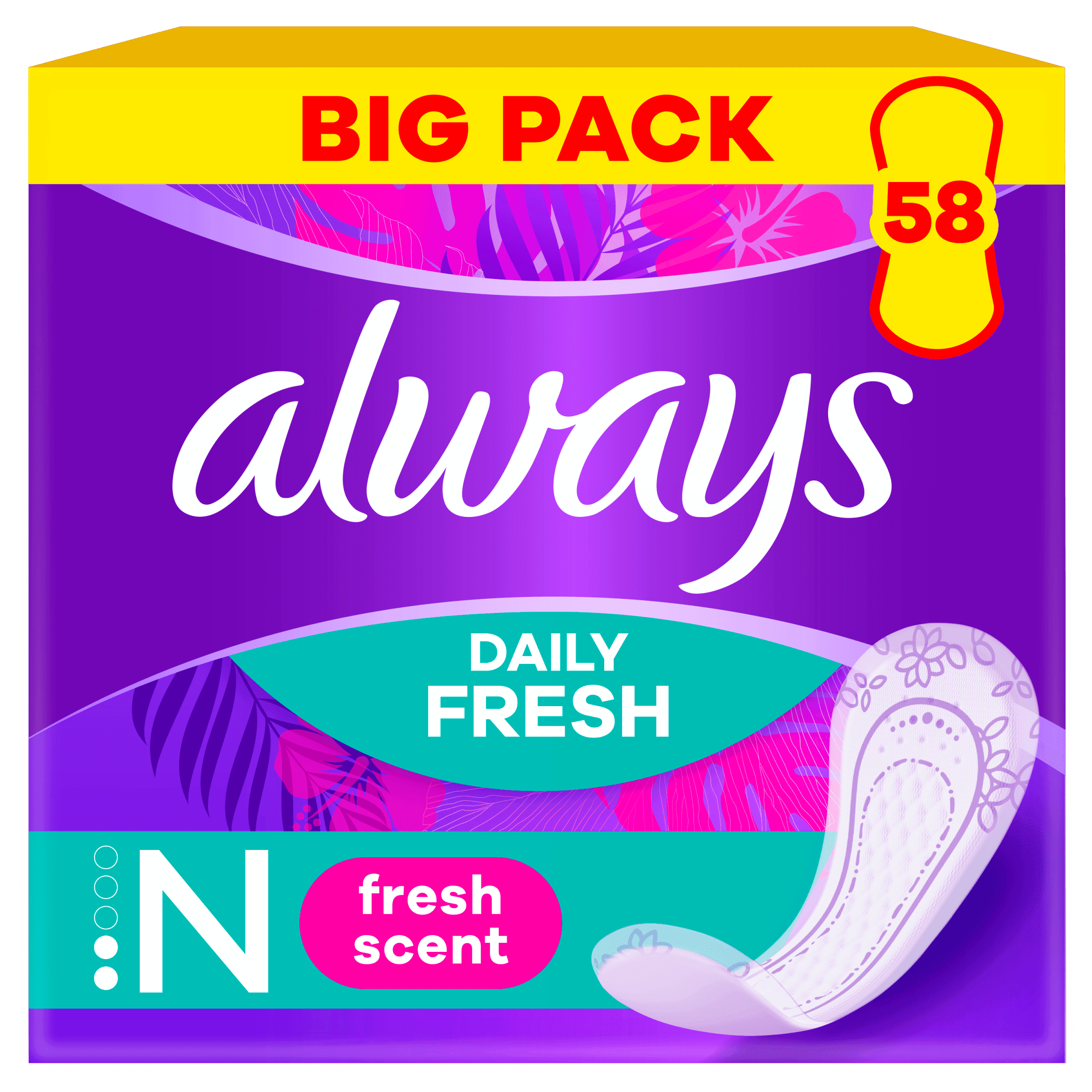 Always Inlegkruisjes fresh normal fresh scent
