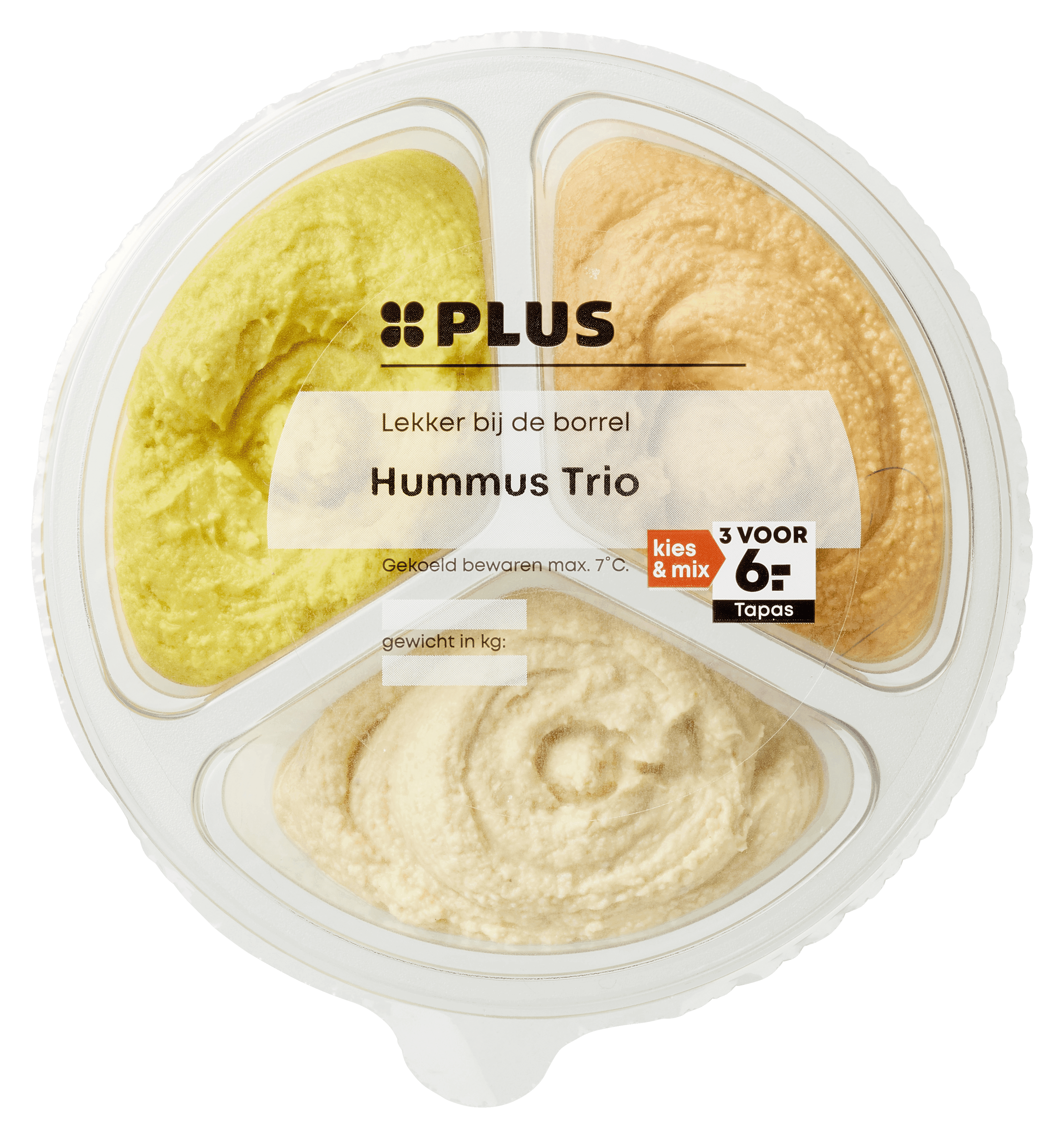 PLUS Trio hummus