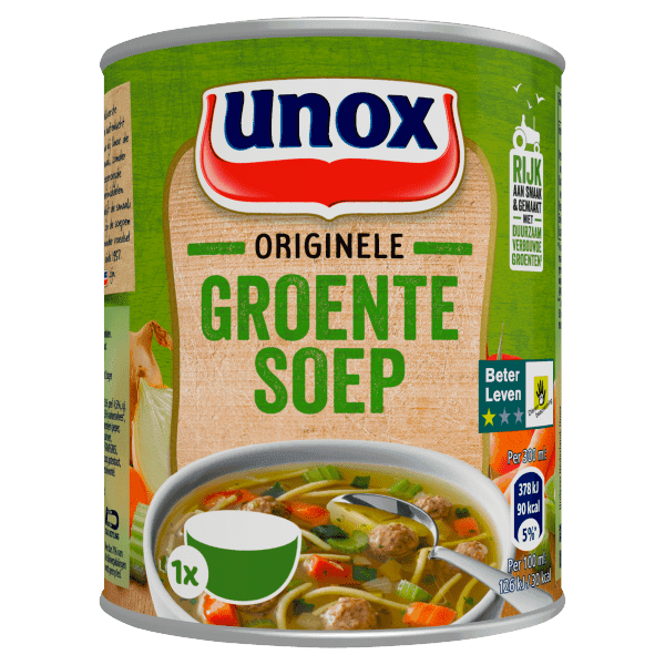 Unox Stevige soep tomaten groenten