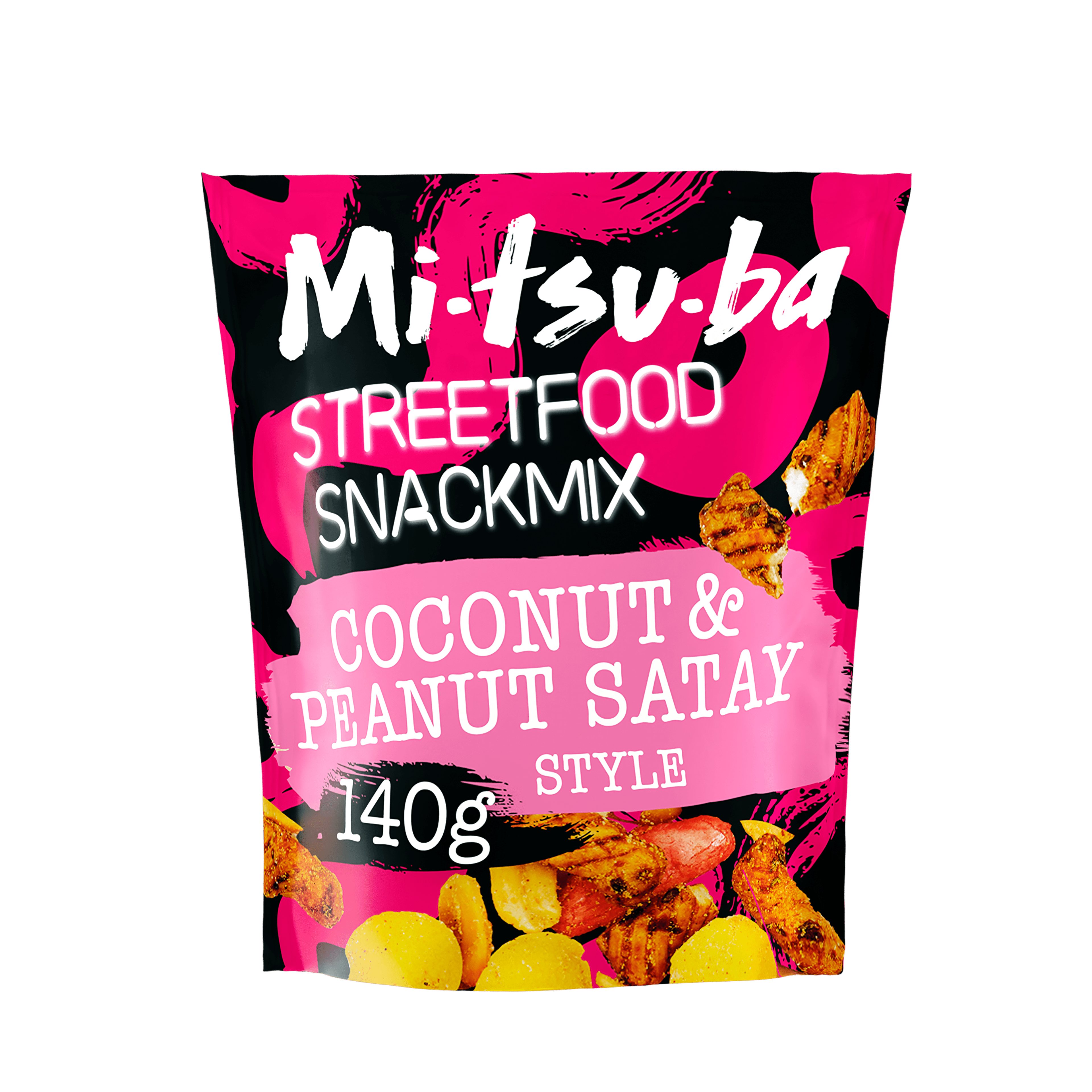 Mitsuba Street food snackmix coconut & peanut