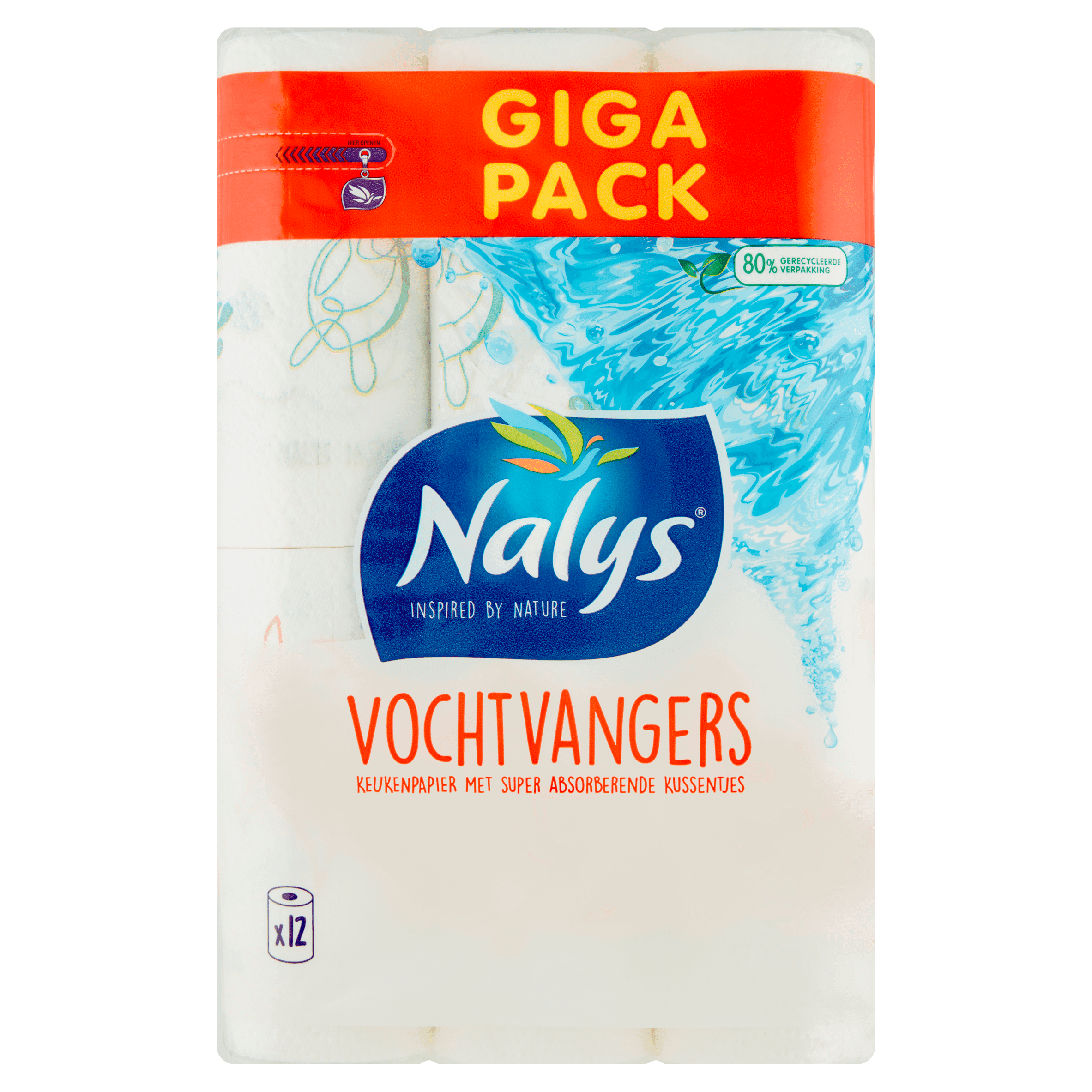 NALYS Keukenpapier met vochtvangers decor