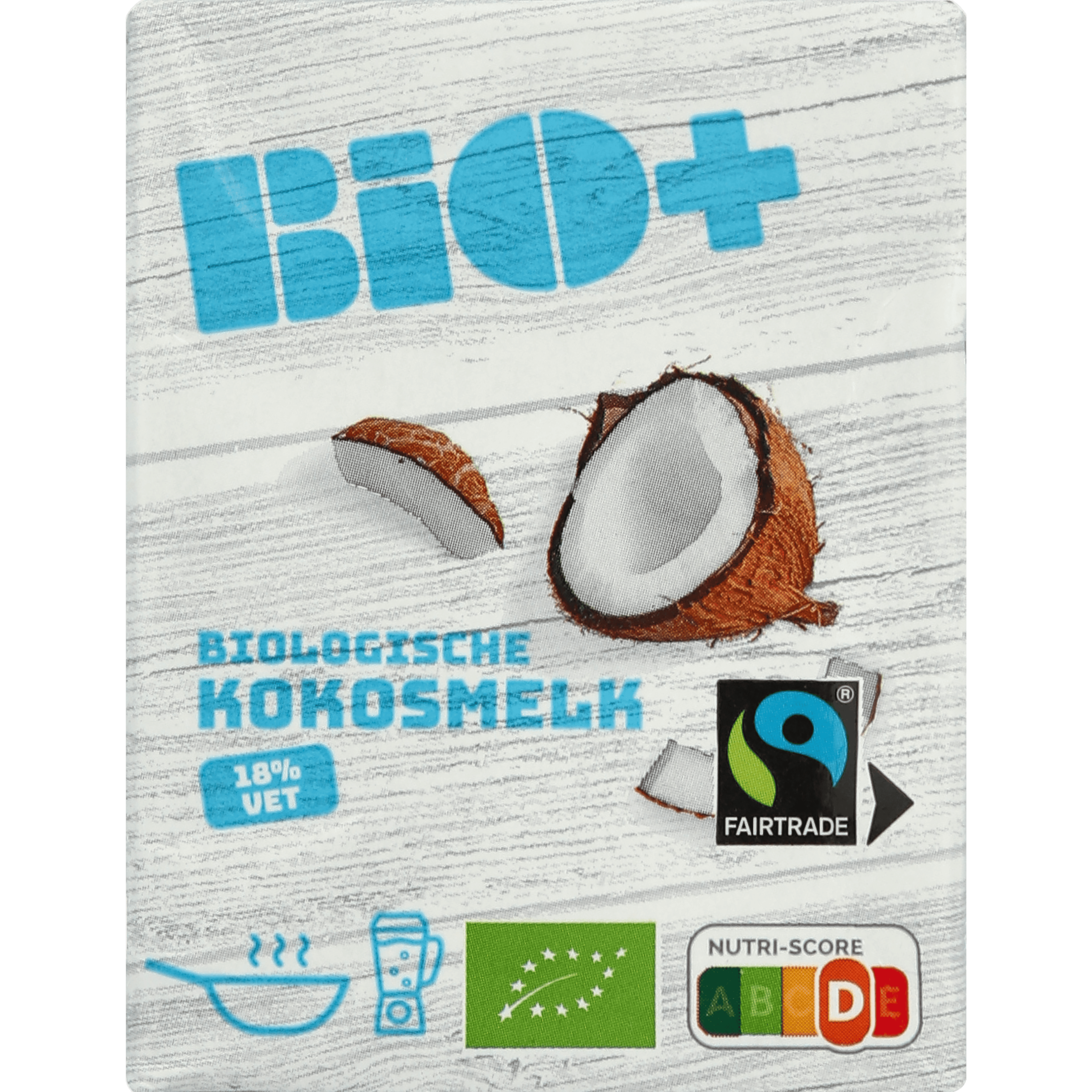 BIO+ Kokosmelk 18% vet