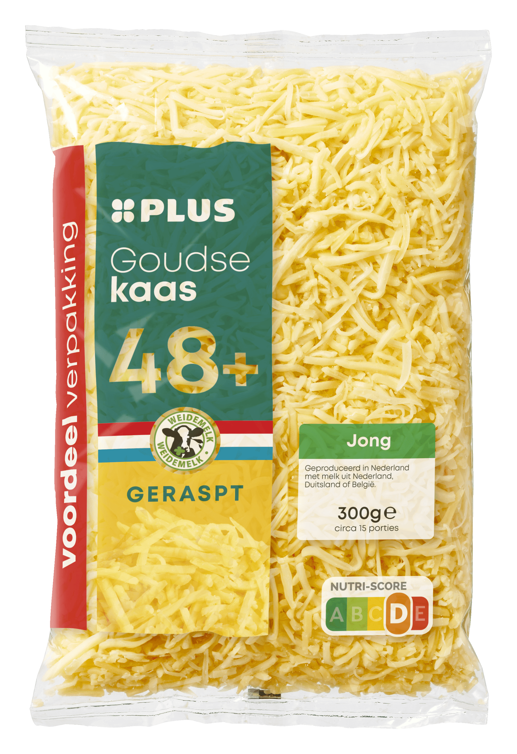 PLUS Goudse geraspte kaas jong