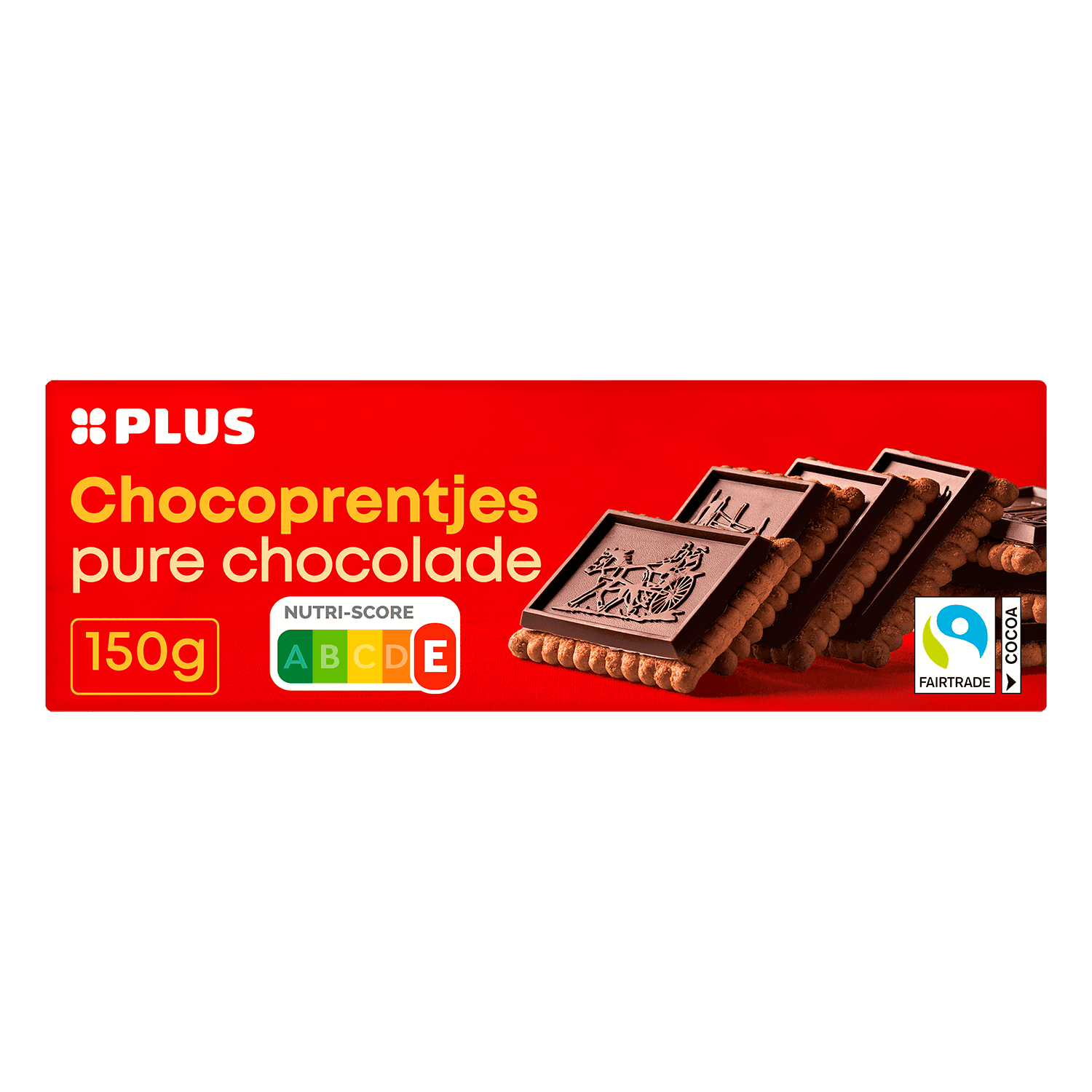 PLUS Chocoprentjes puur Fairtrade