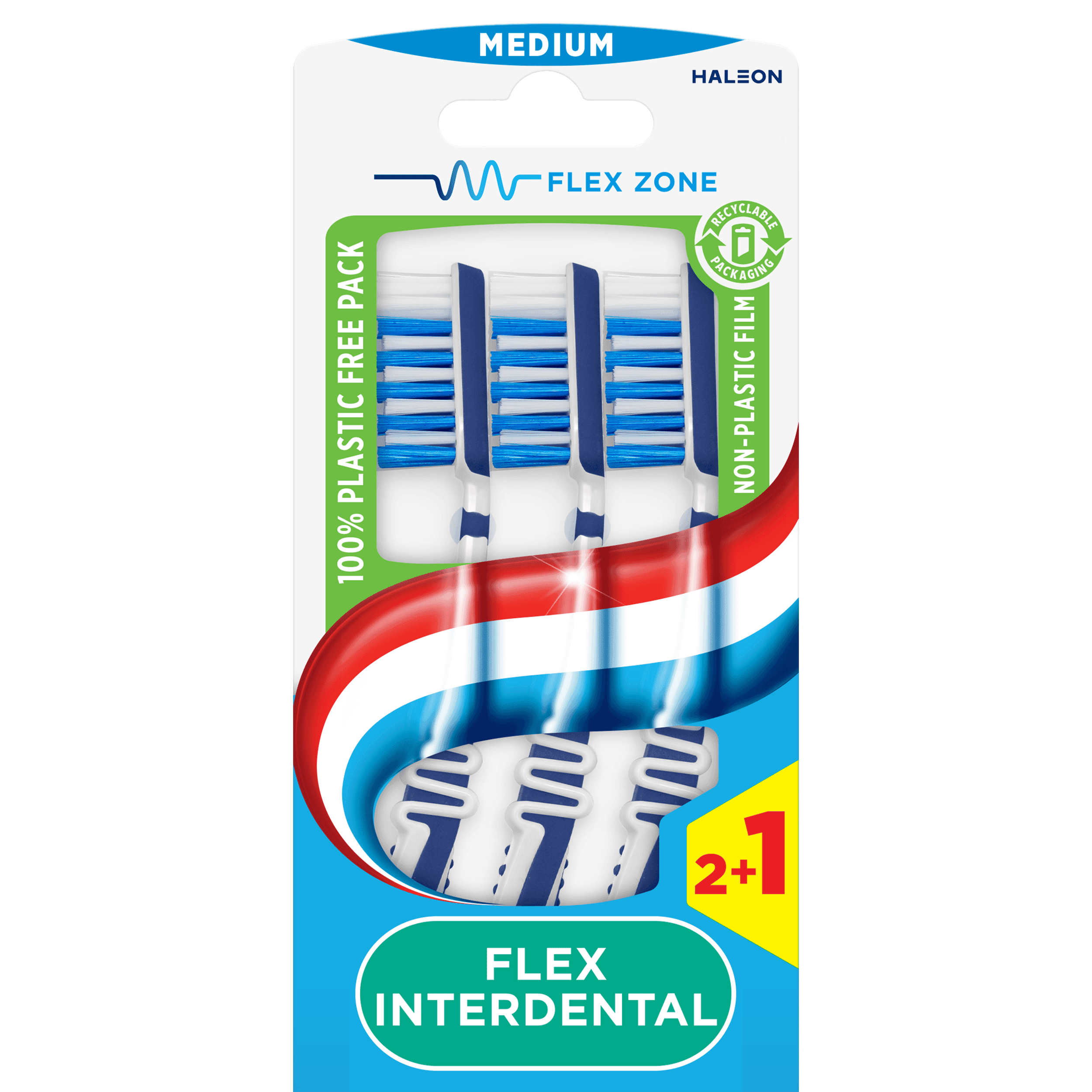 Aquafresh Tandenborstel flex interdental medium