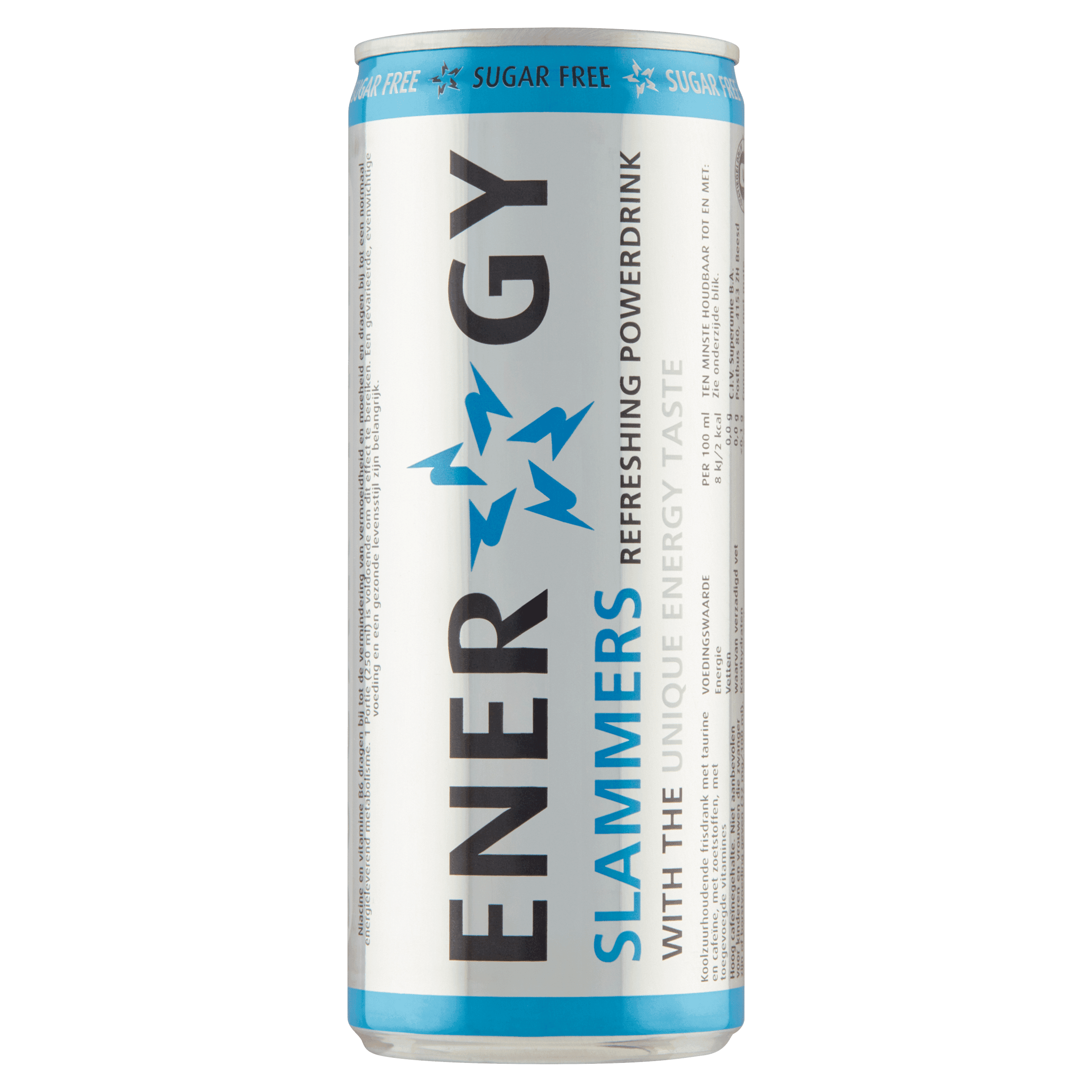 Slammers Energy drink suikervrij