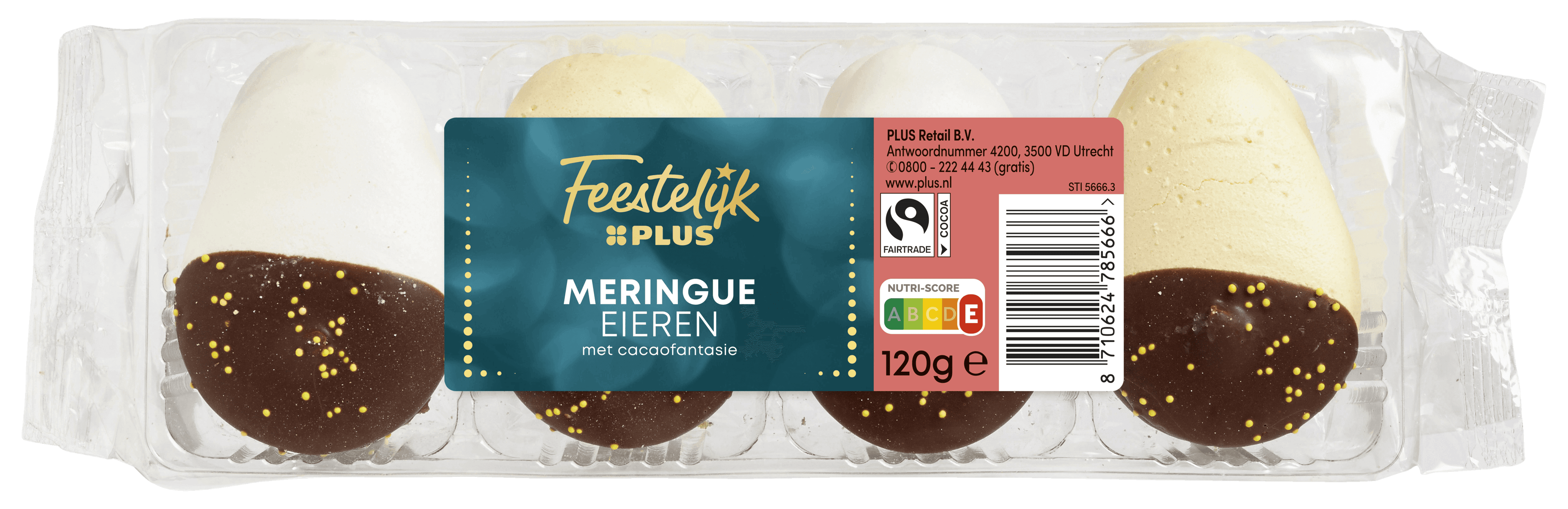 Feestelijk PLUS Meringue eieren met chocolade