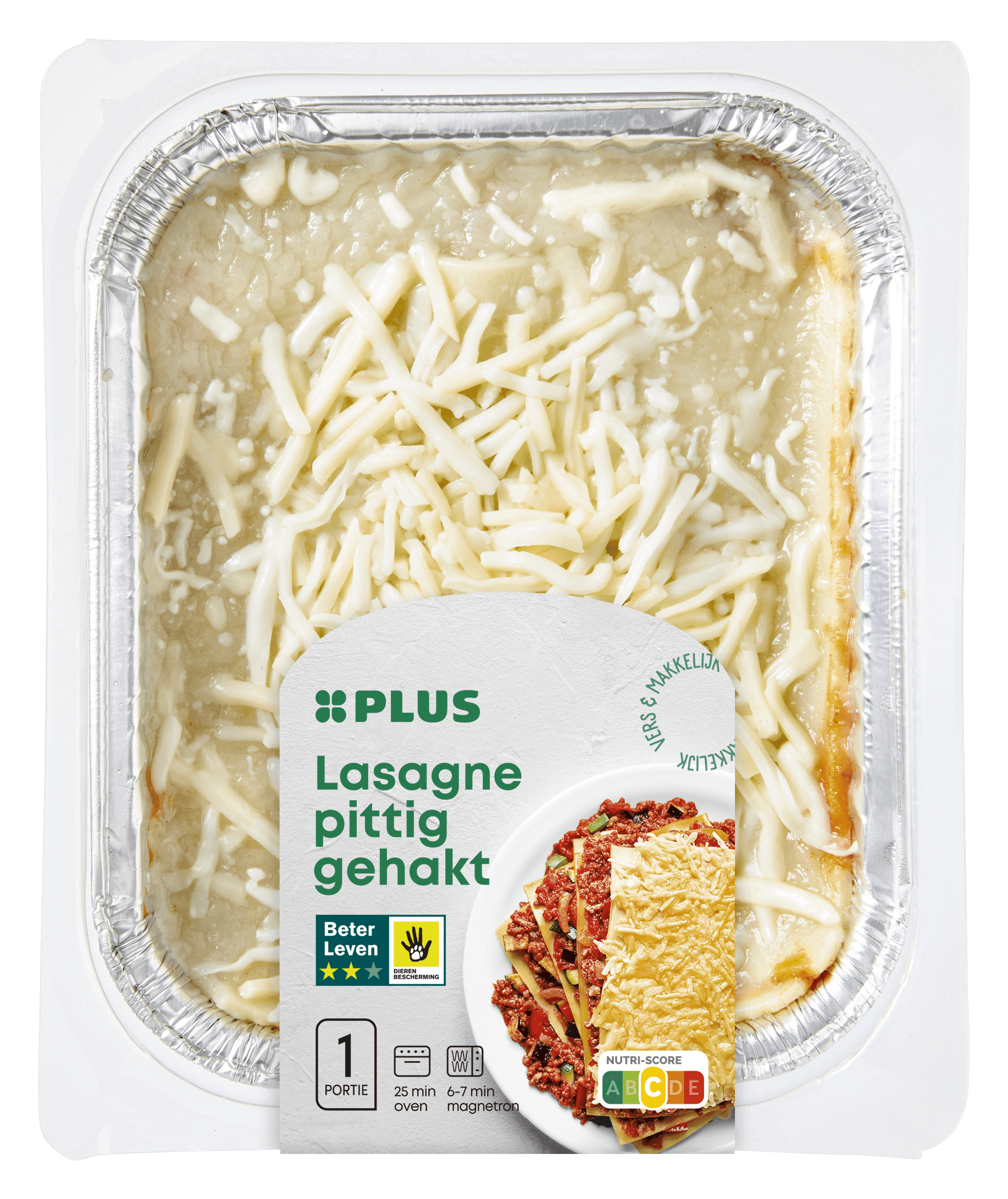 PLUS Lasagne pittig gehakt