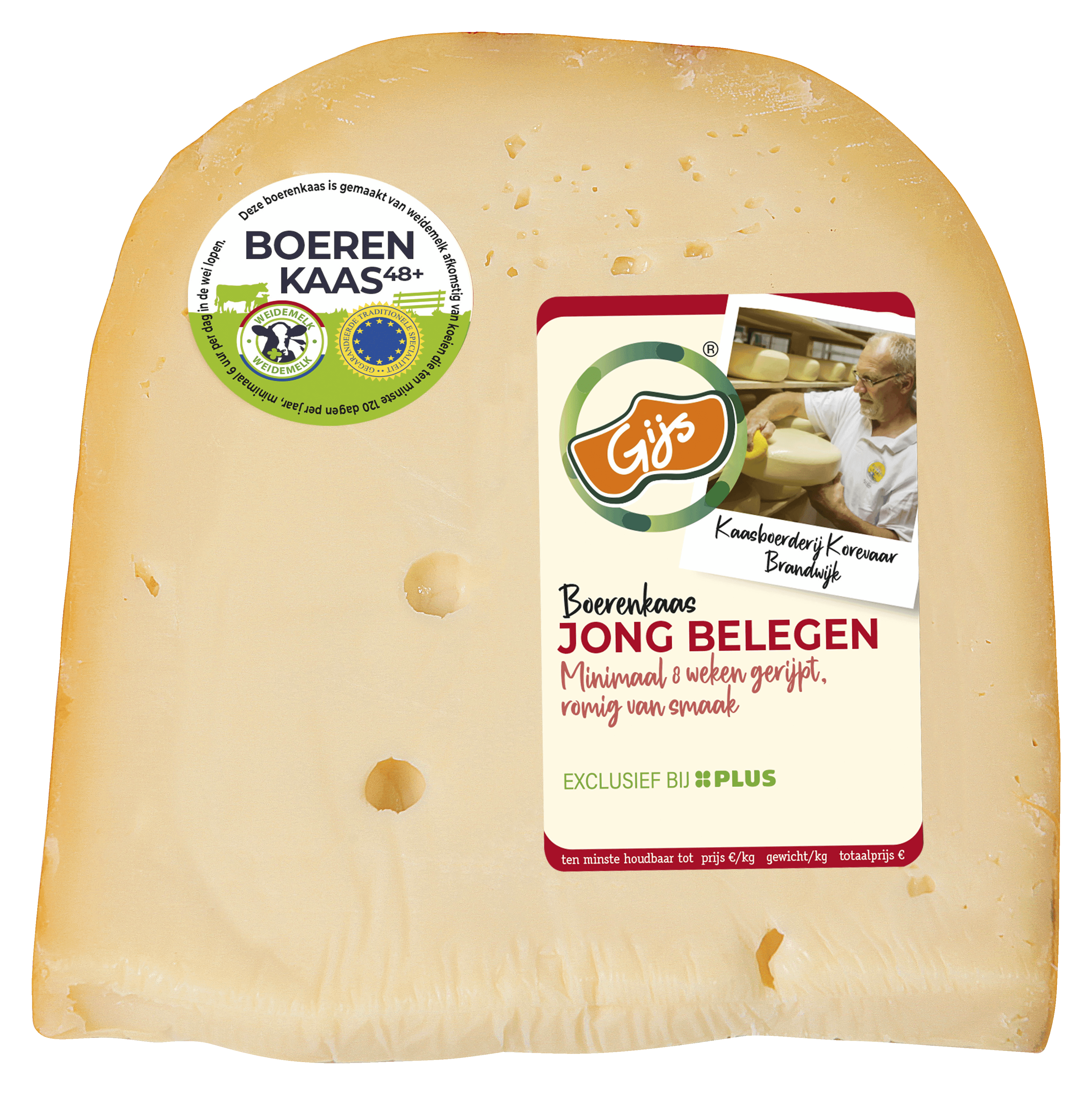 GIJS Boerenkaas Jong belegen 48+ stuk