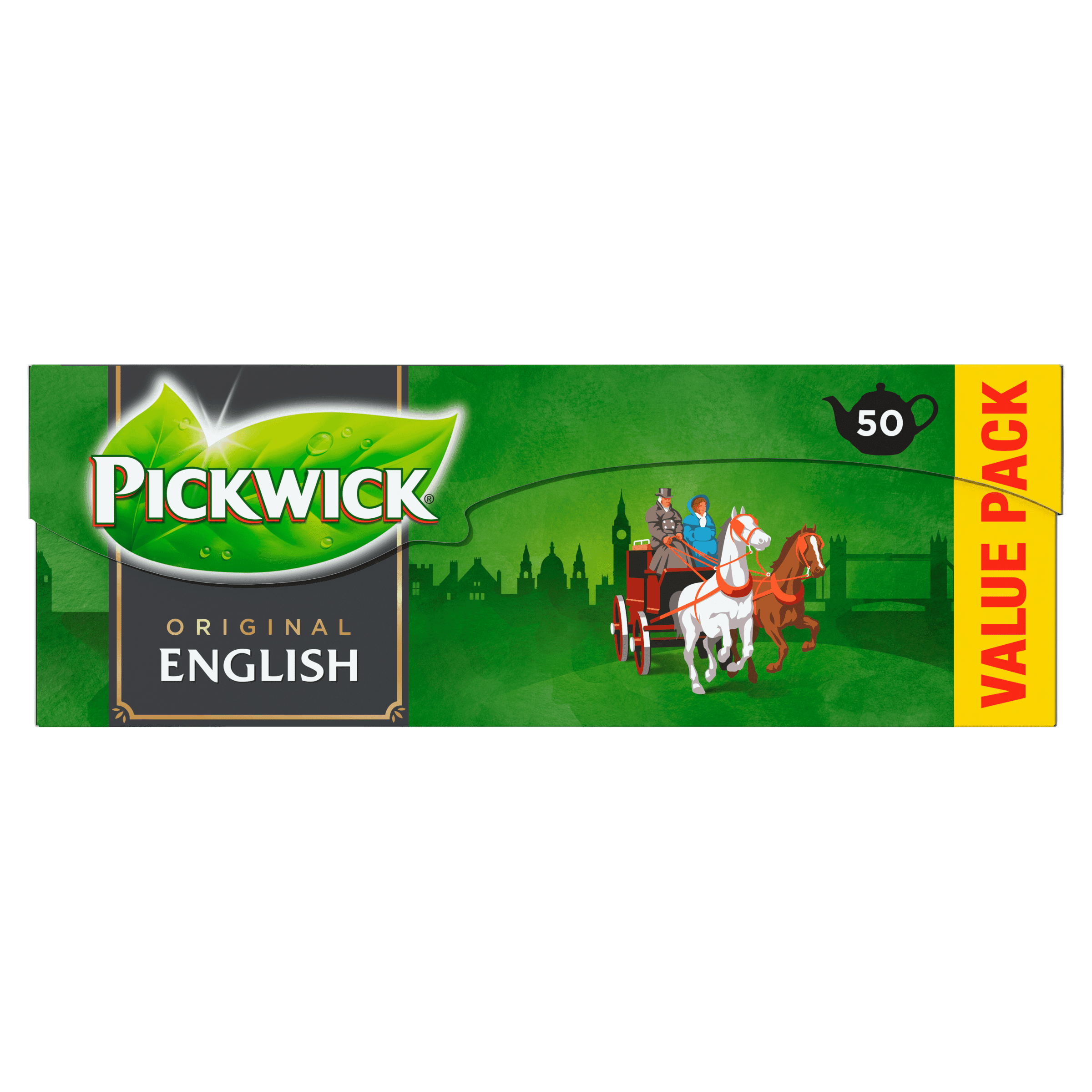 Pickwick English zwarte thee (pot) voordeelpak