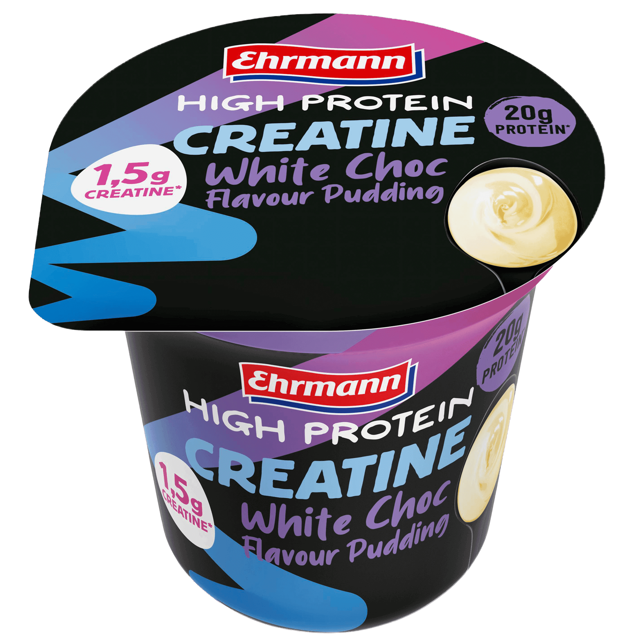 Ehrmann HP Creatine Pudding White Choc
