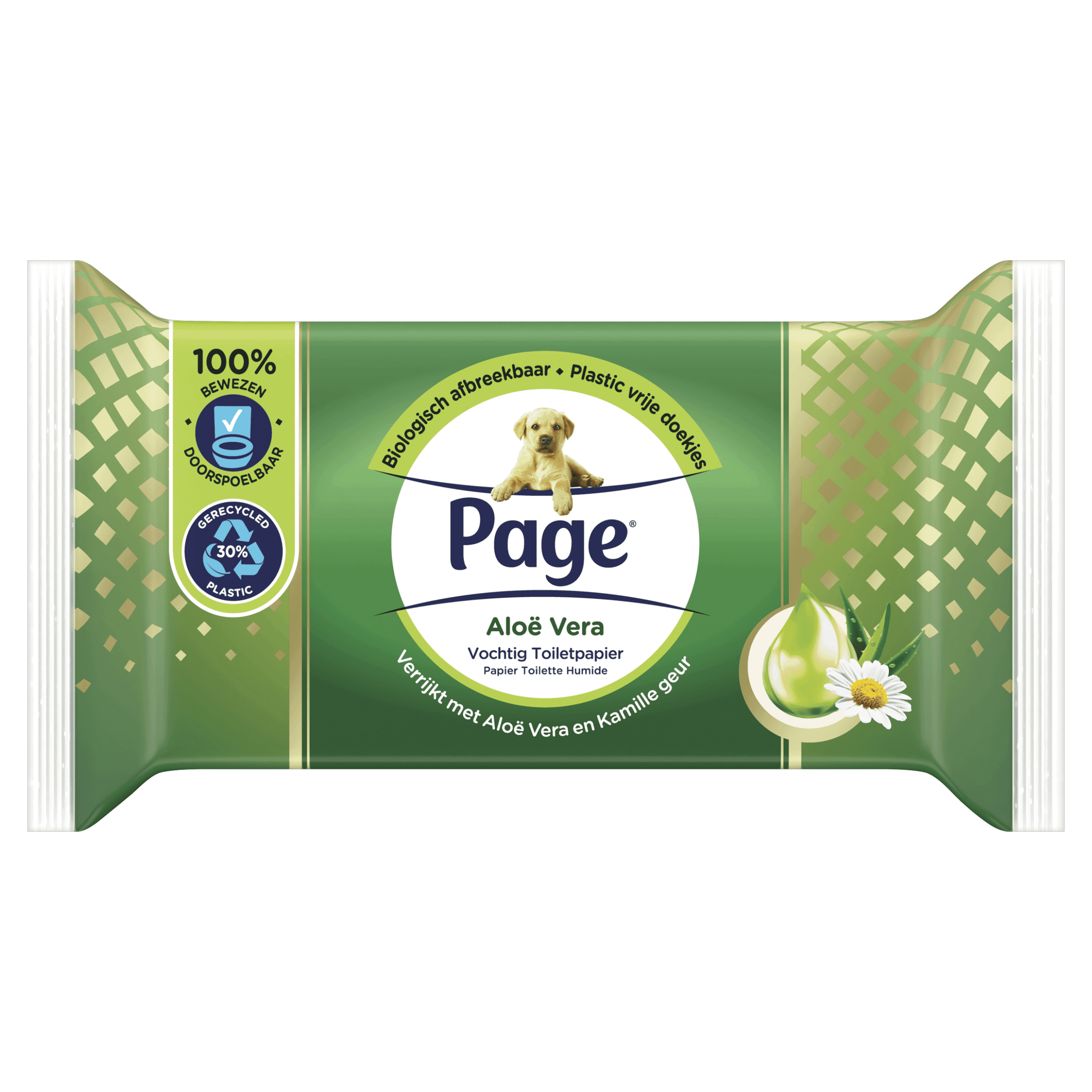 Page Aloë vera vochtig toiletpapier