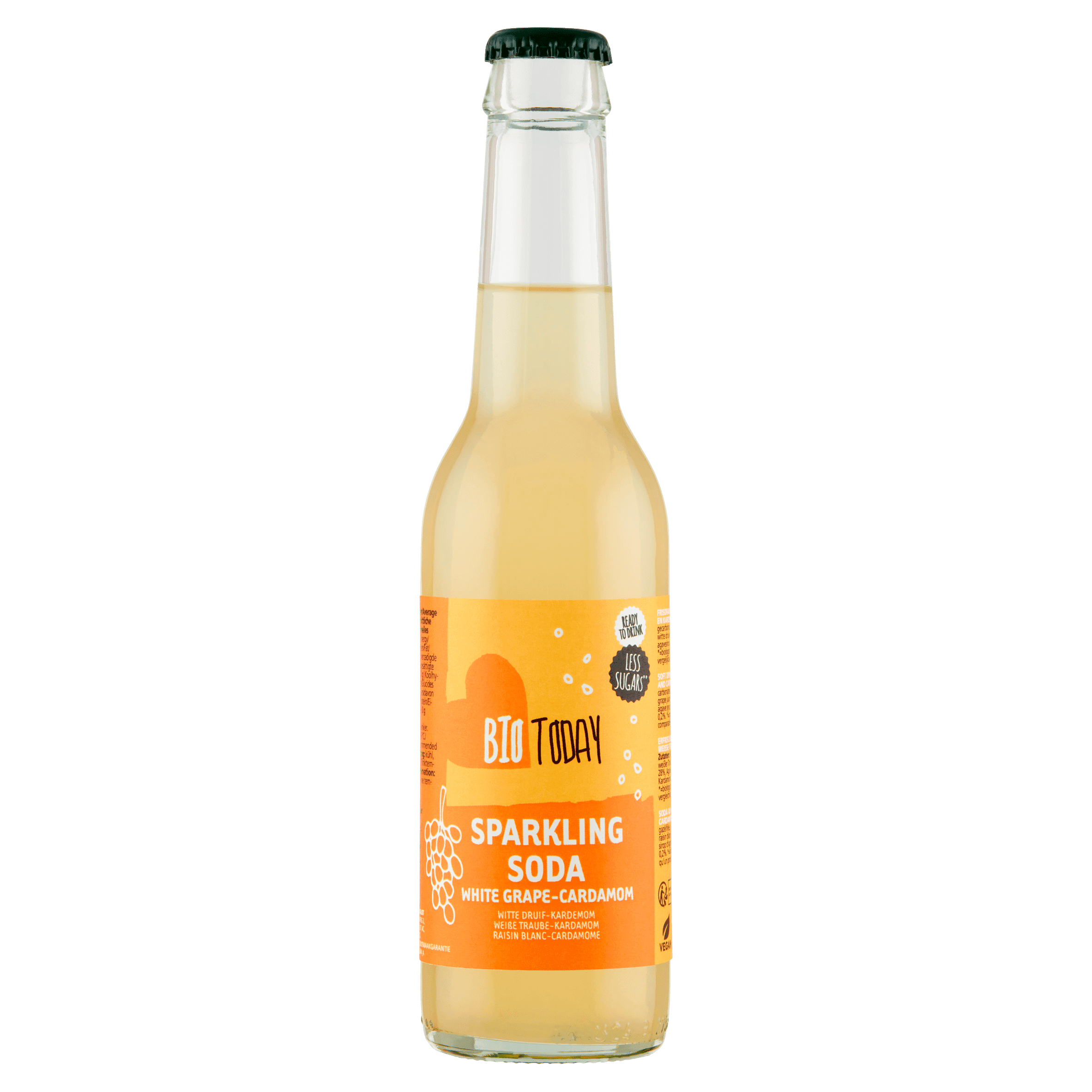 BioToday Soda white grape & cardamom