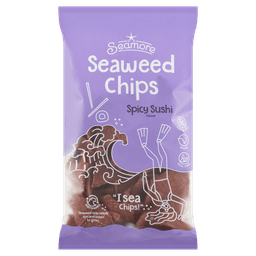 Seamore Seaweed Chips spicy sushi