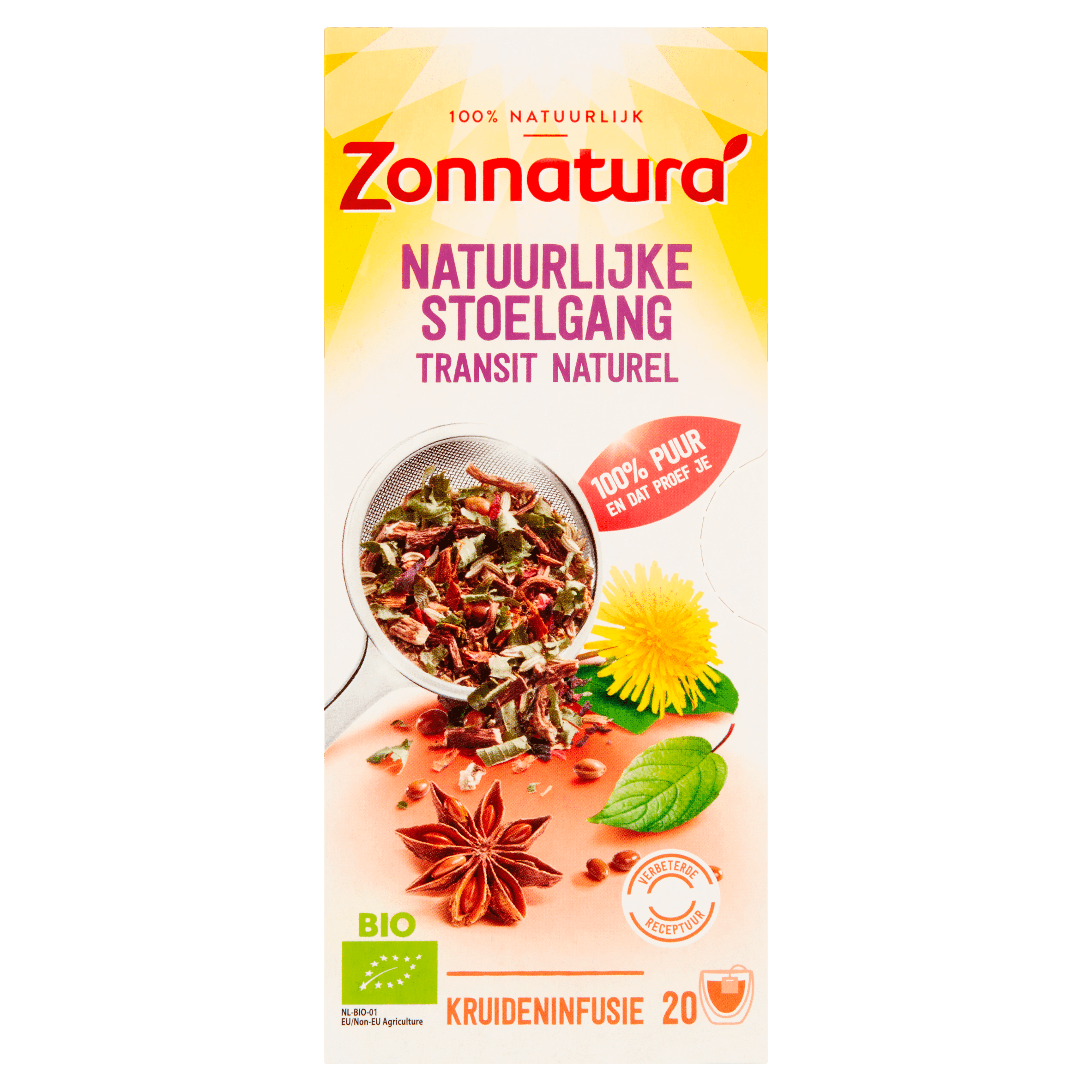 Zonnatura Thee natuurlijke stoelgang bio