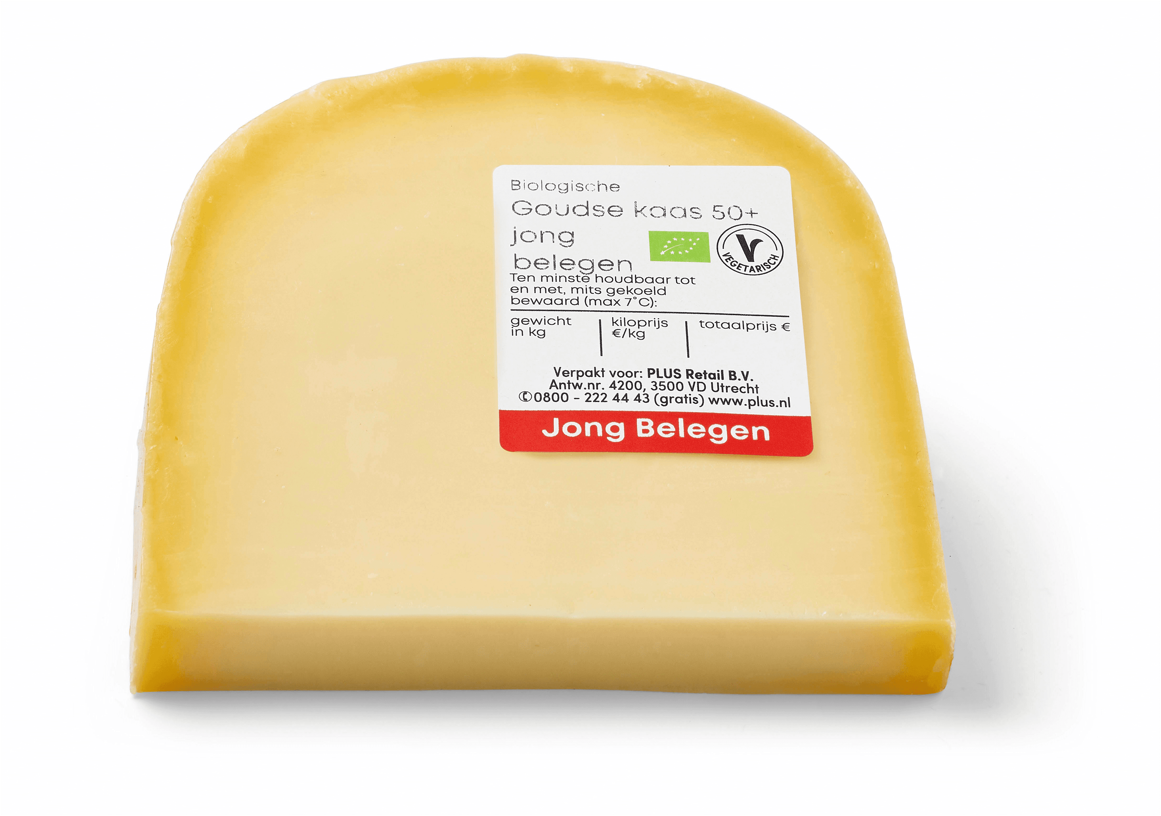 Biologisch PLUS Jong Belegen 50+ stuk