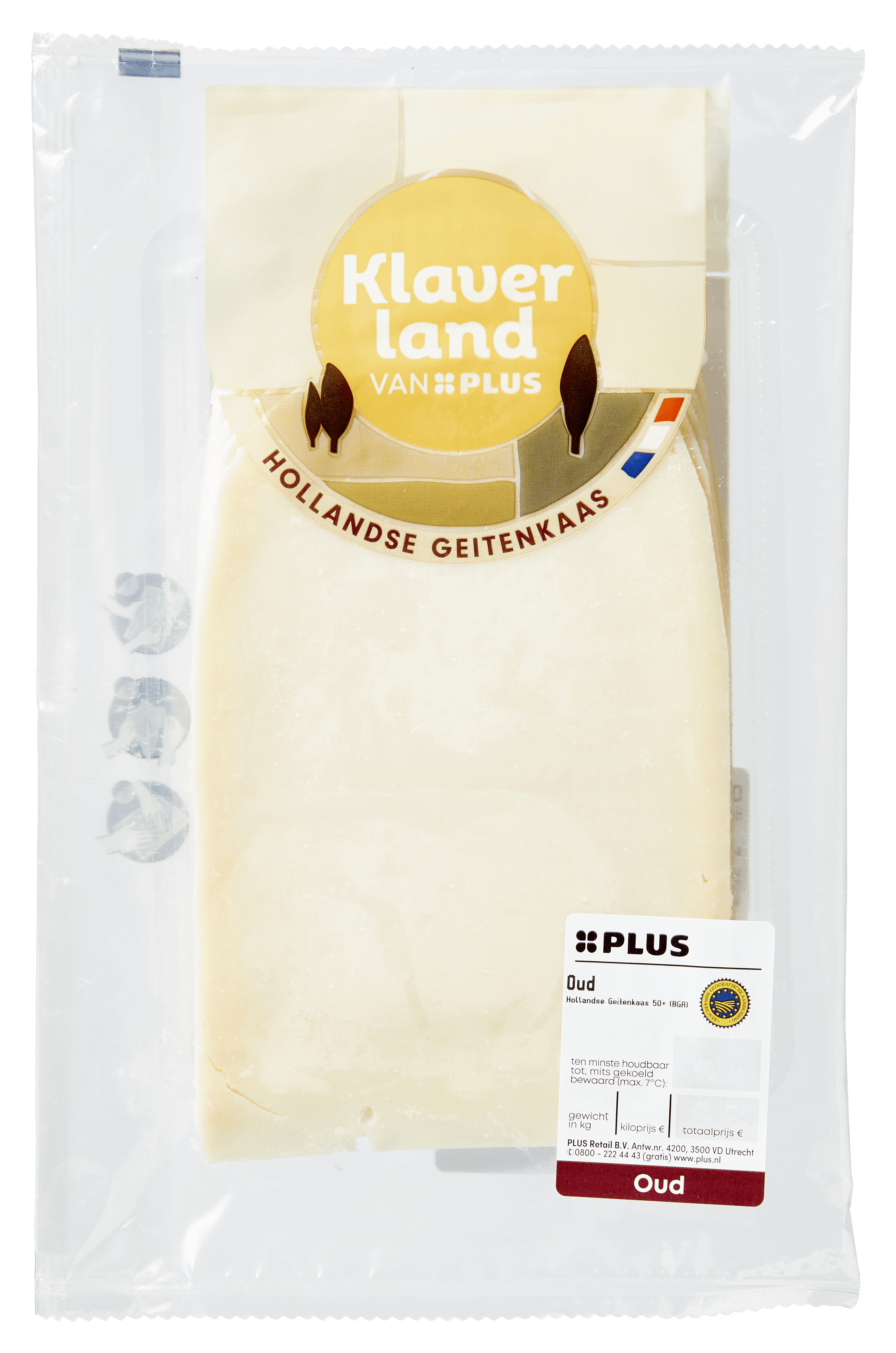 PLUS Klaverland Geitenkaas amaltura oud 50+ plakken