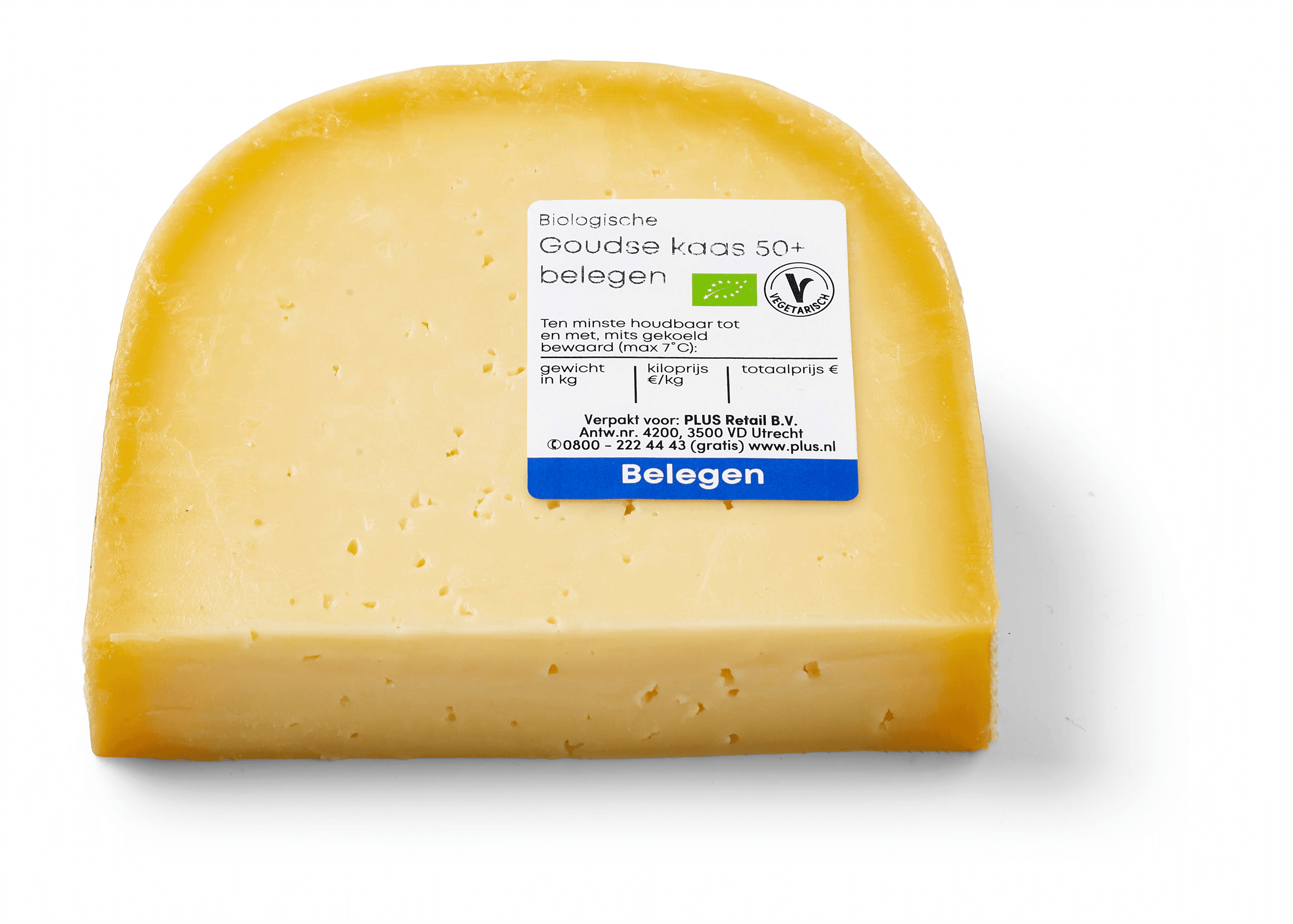 Biologisch PLUS Belegen 50+ stuk