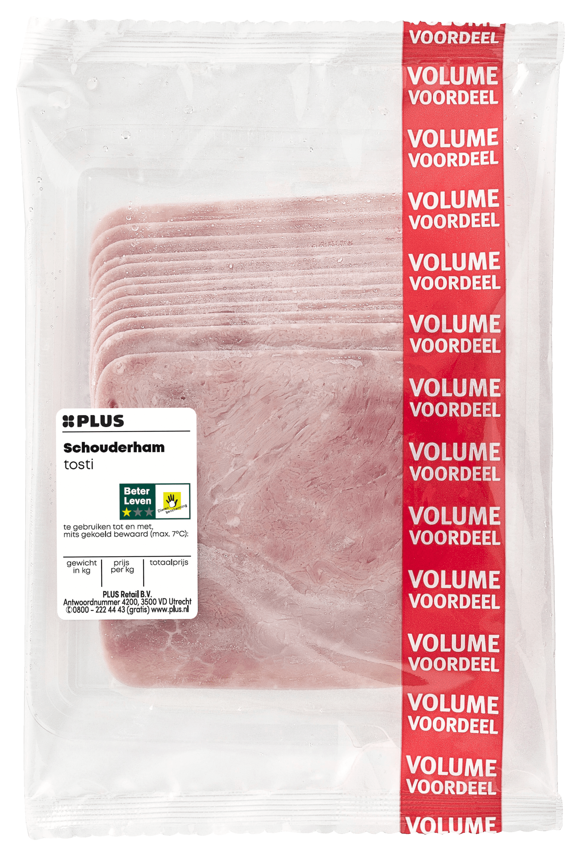 PLUS Tosti schouderham