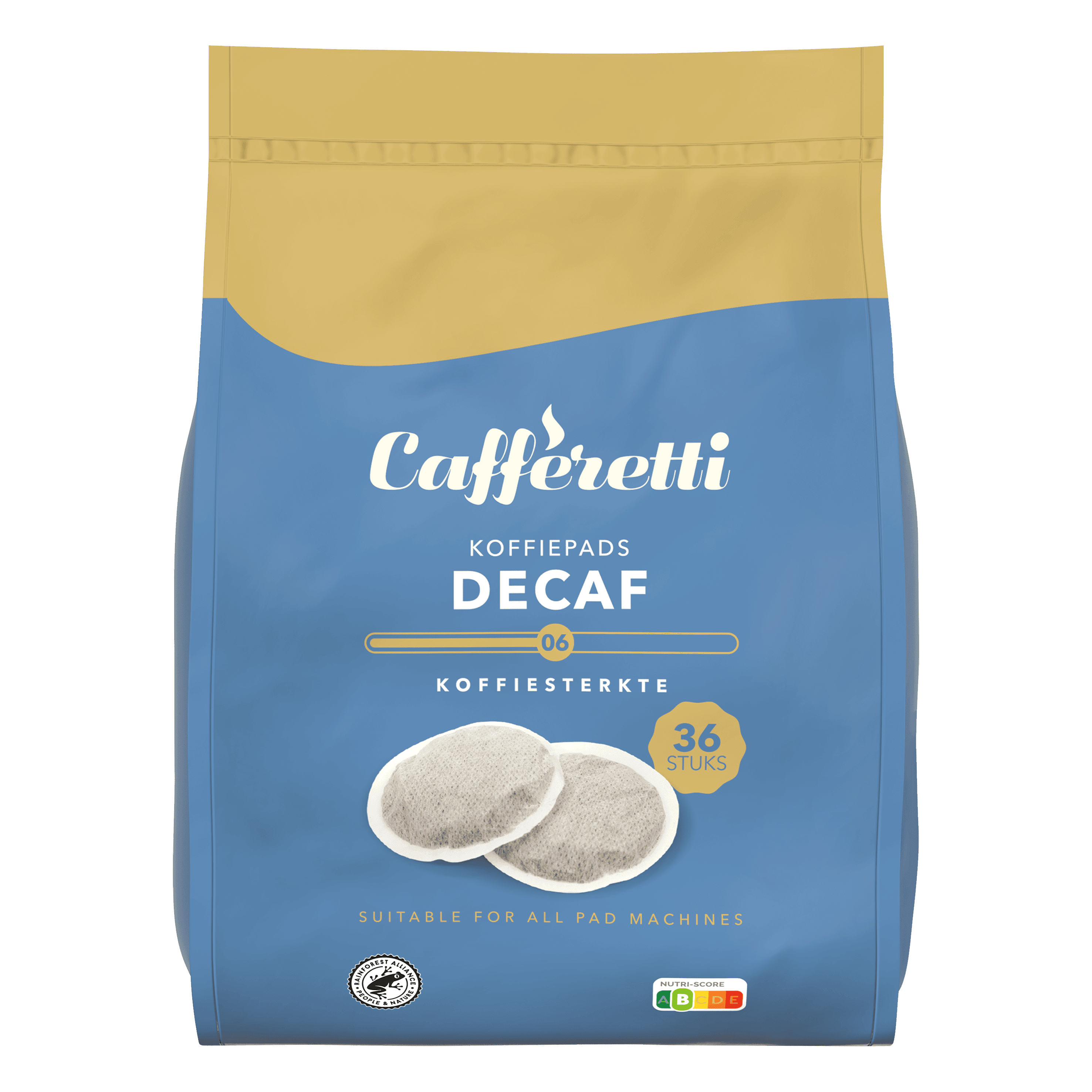 Caffèretti Koffiepads decaf