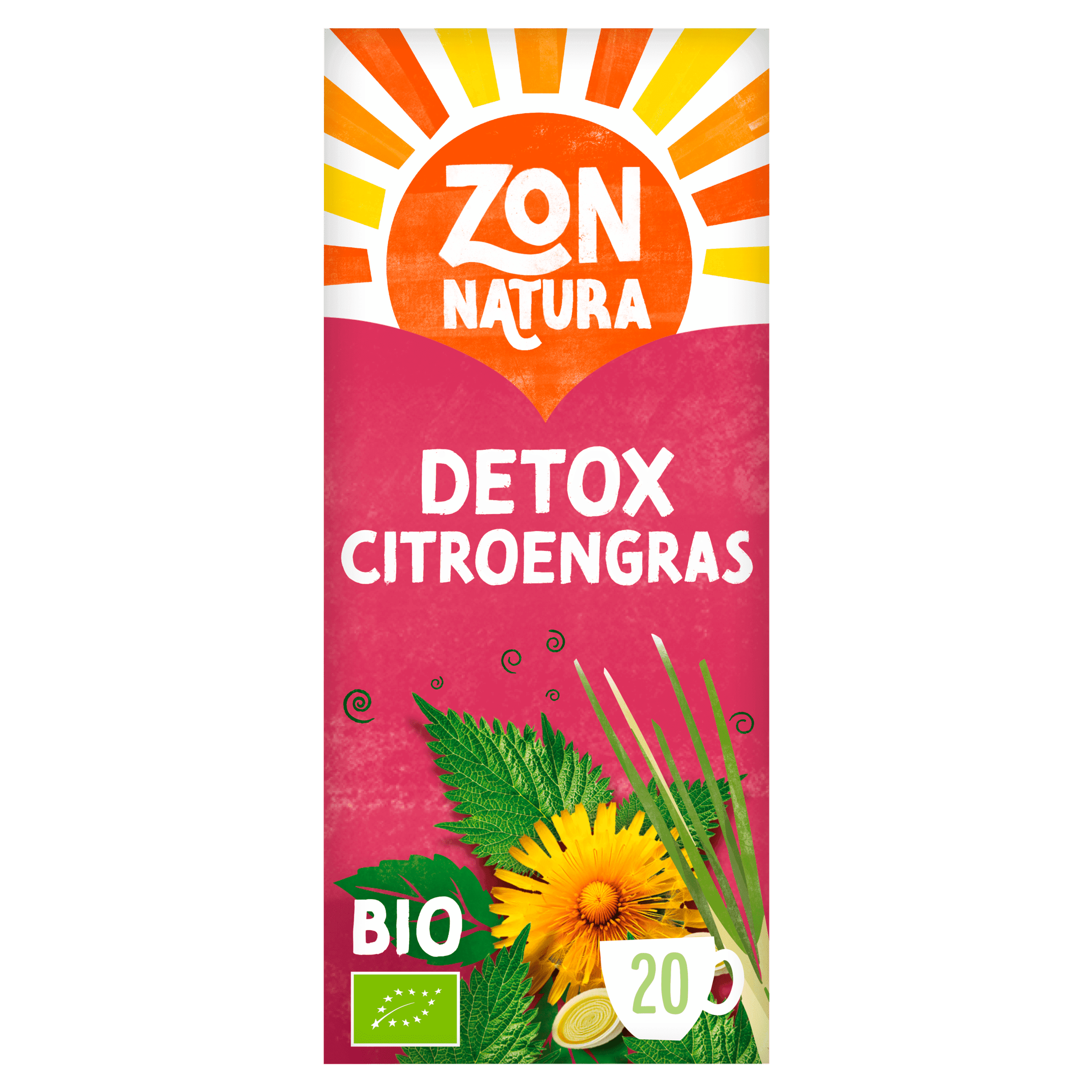 Zonnatura Thee citroengras detox bio