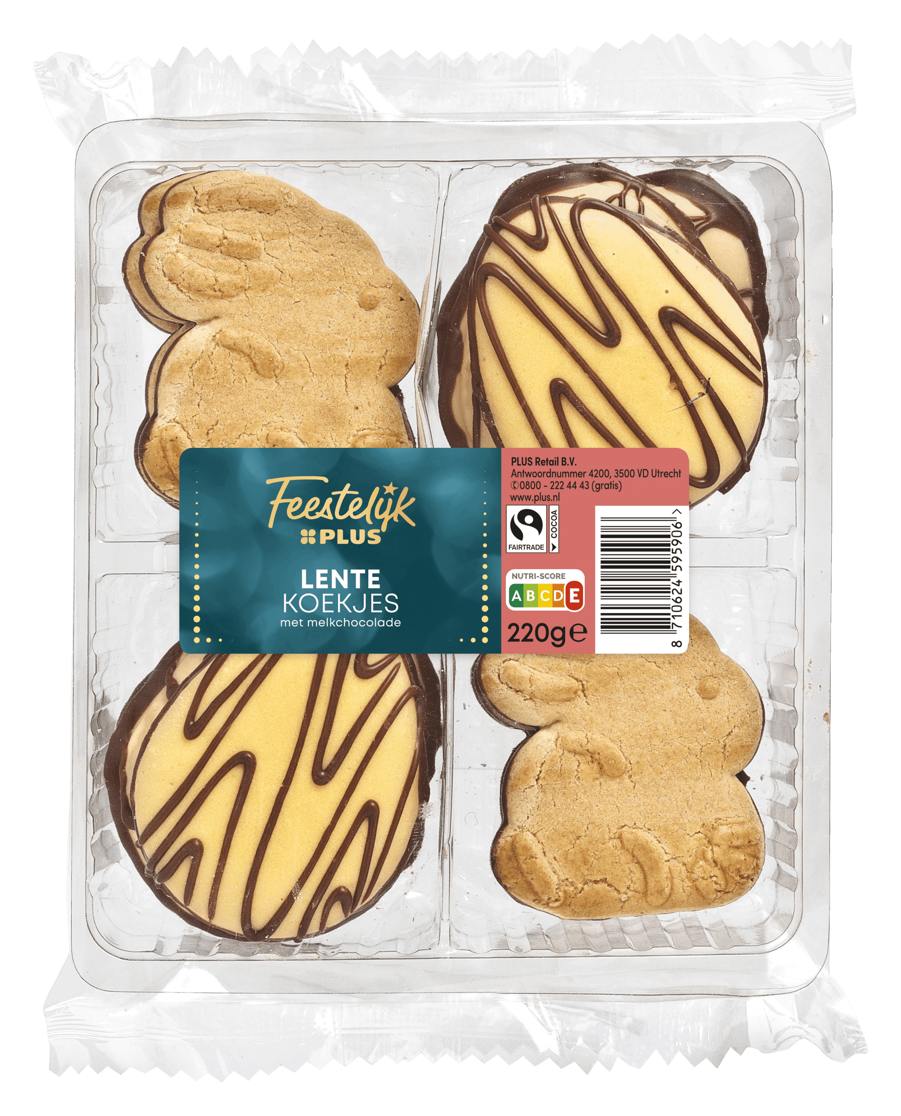 Feestelijk PLUS Paaskoekjes met chocola