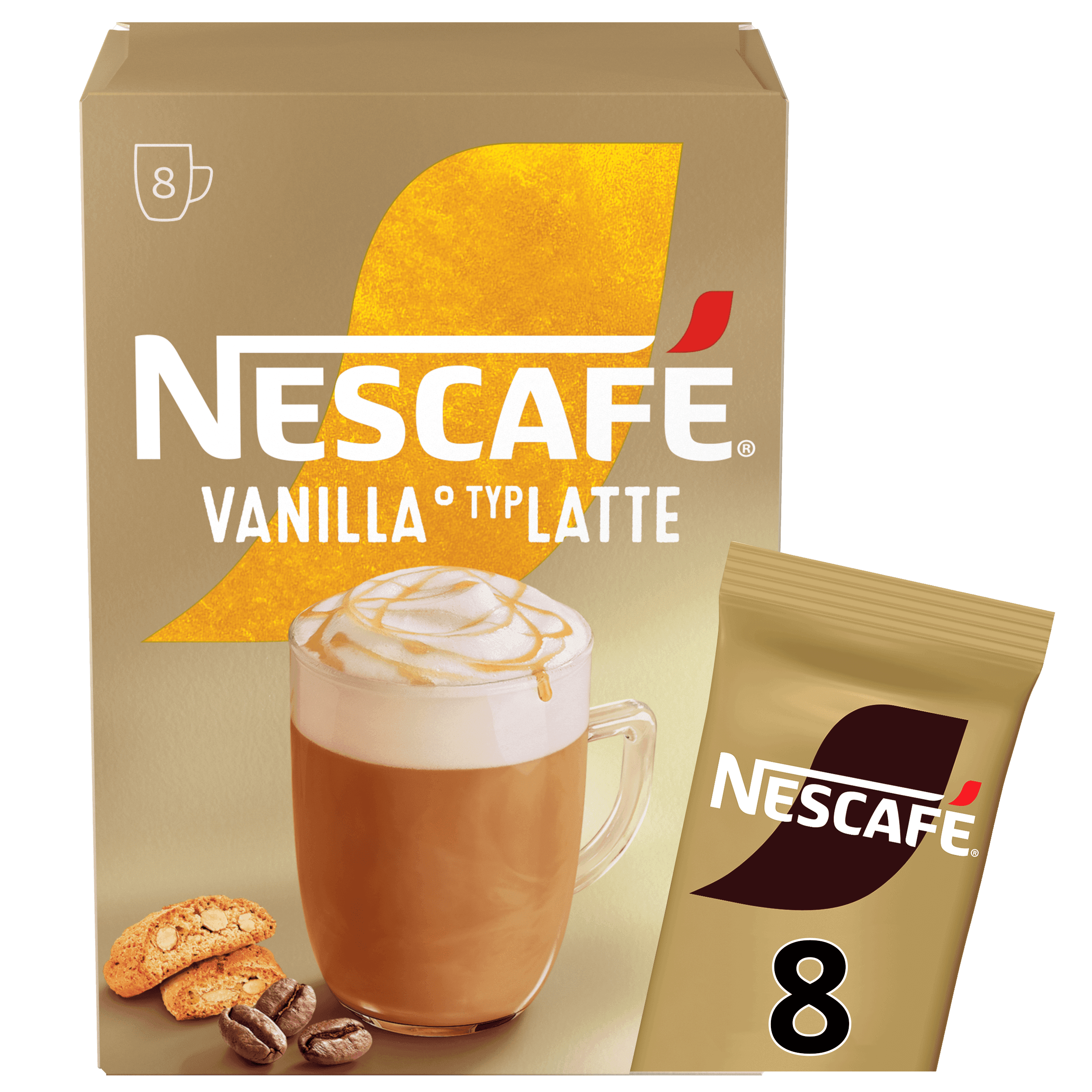 Nescafe Latte Vanilla Oploskoffie