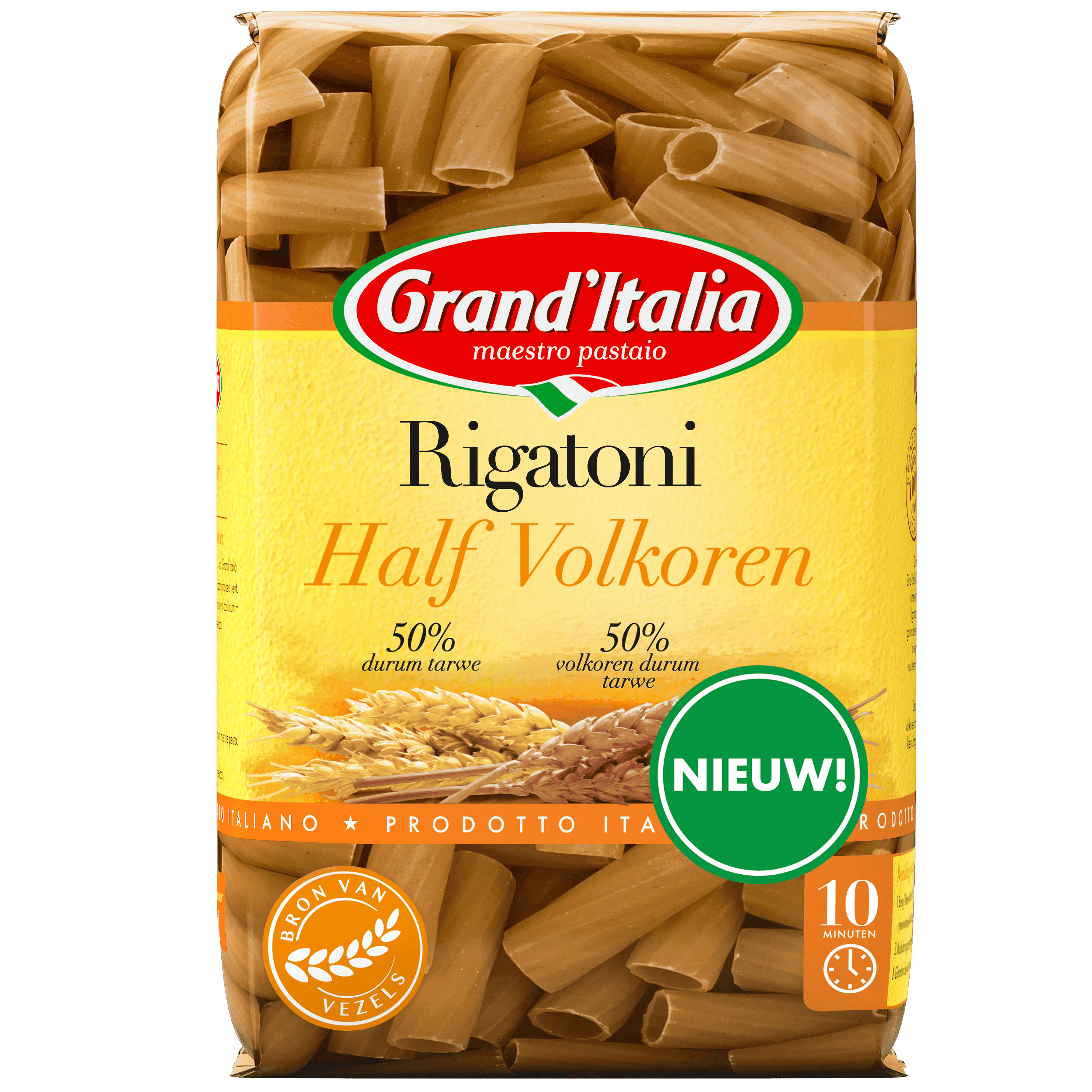 Grand'Italia Half Volkoren Rigatoni