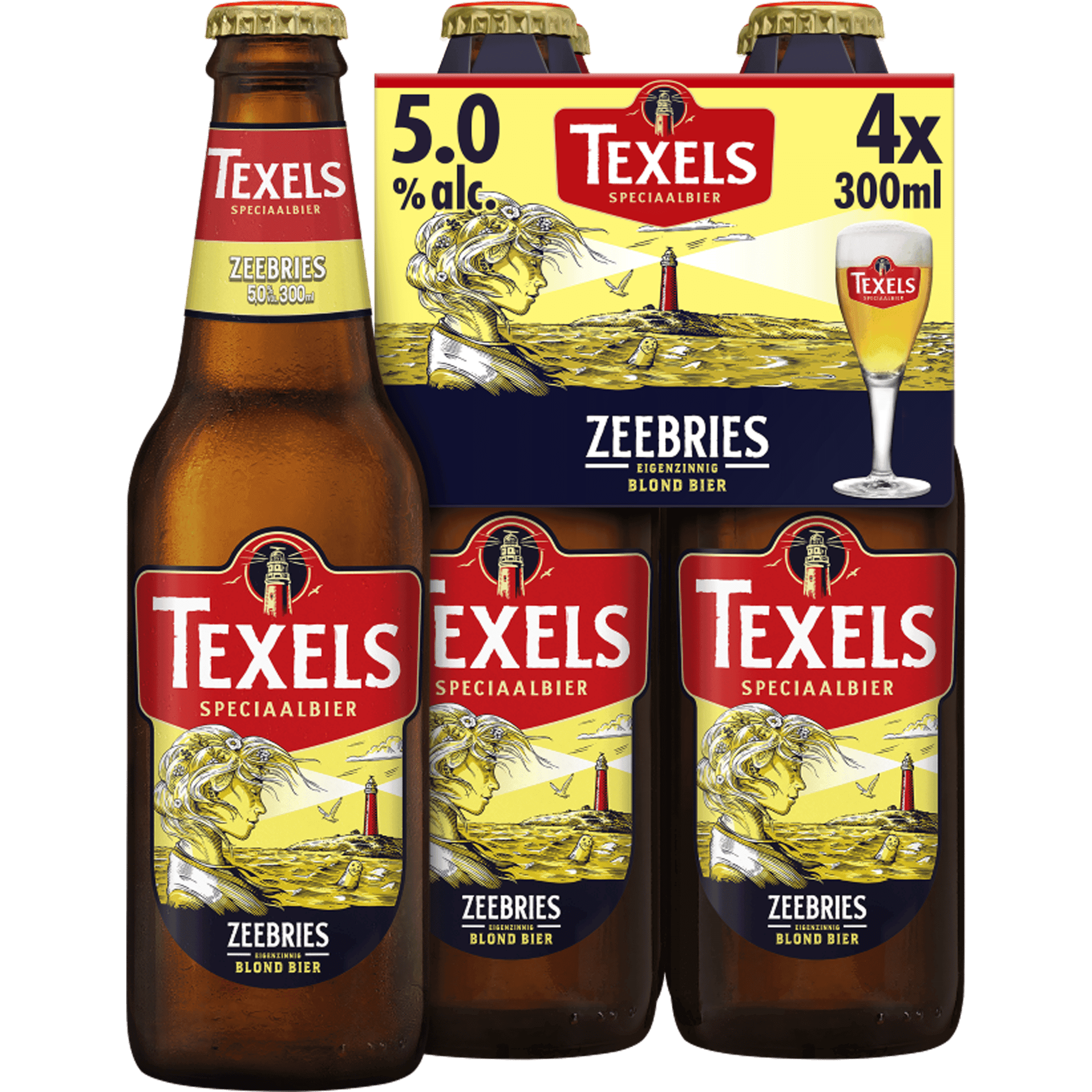 Texels Zeebries Blond bier fles