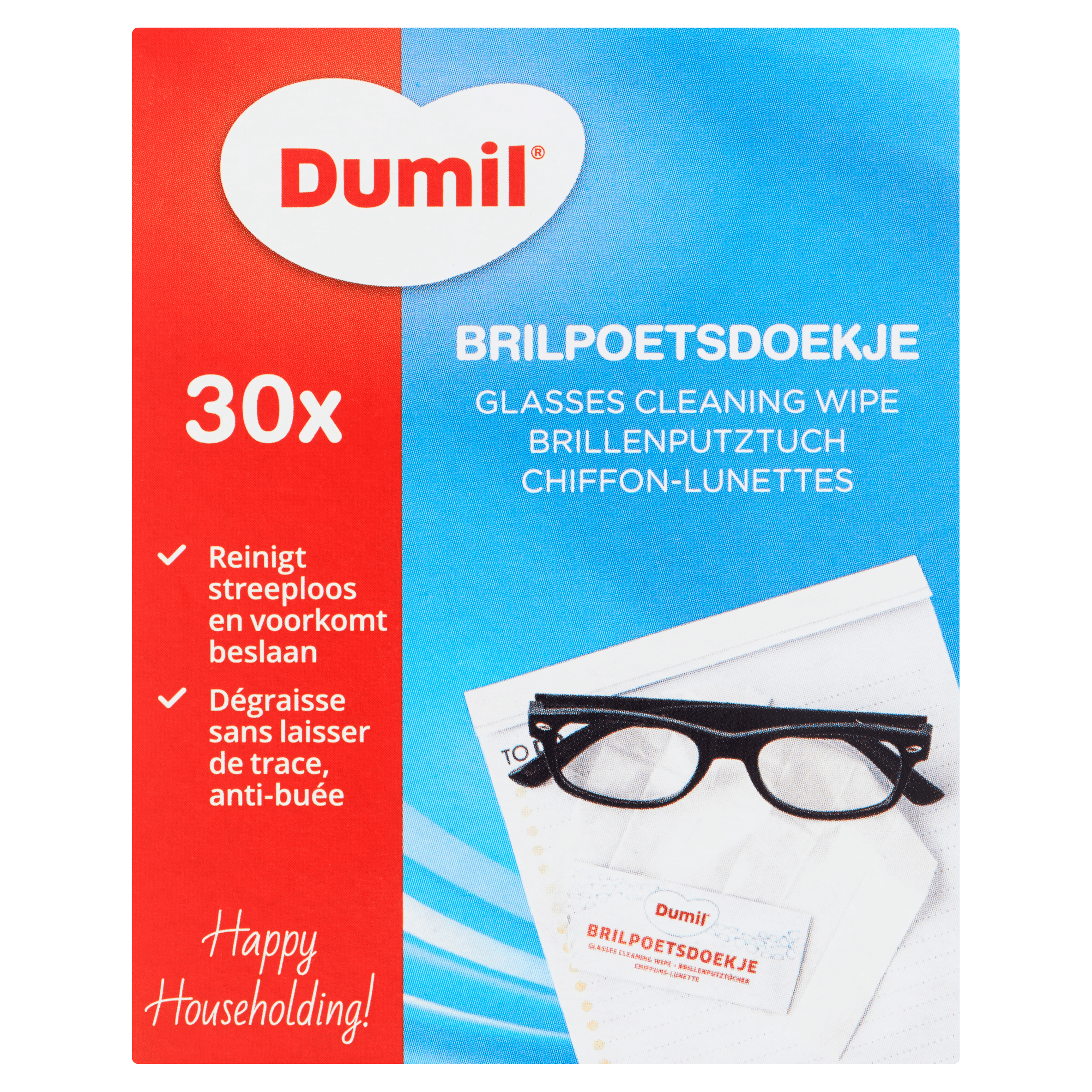 Dumil Vochtige brilpoetsdoekjes