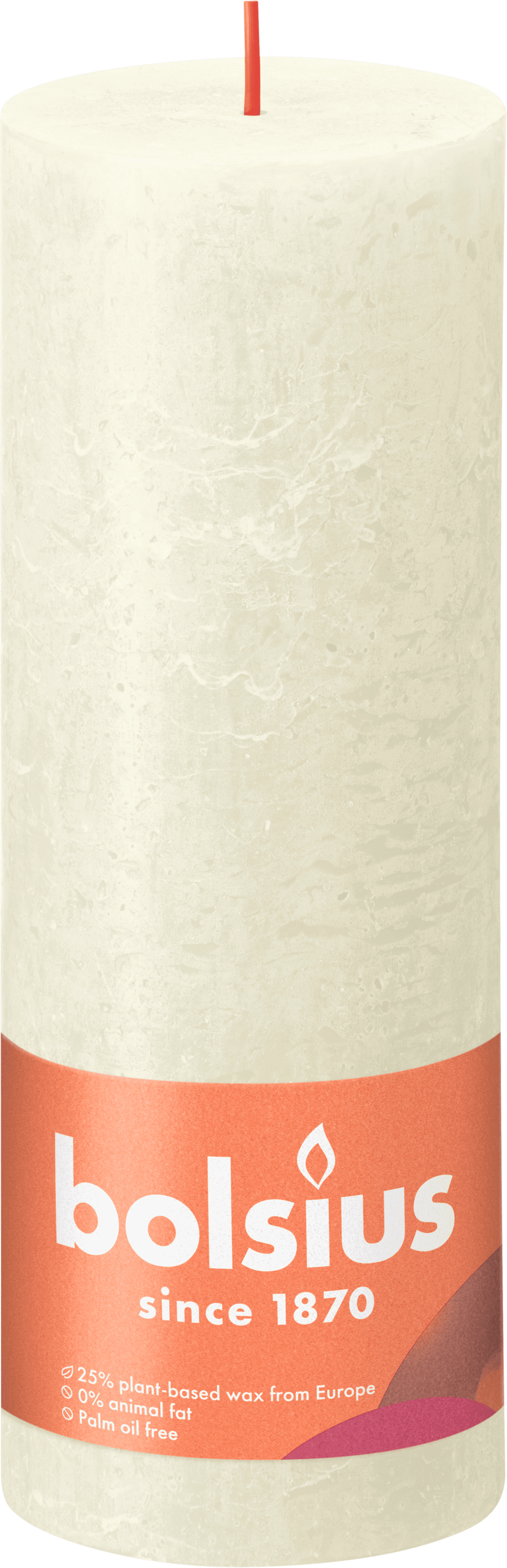 Bolsius Rustiek stompkaars 190/68 Soft Pearl