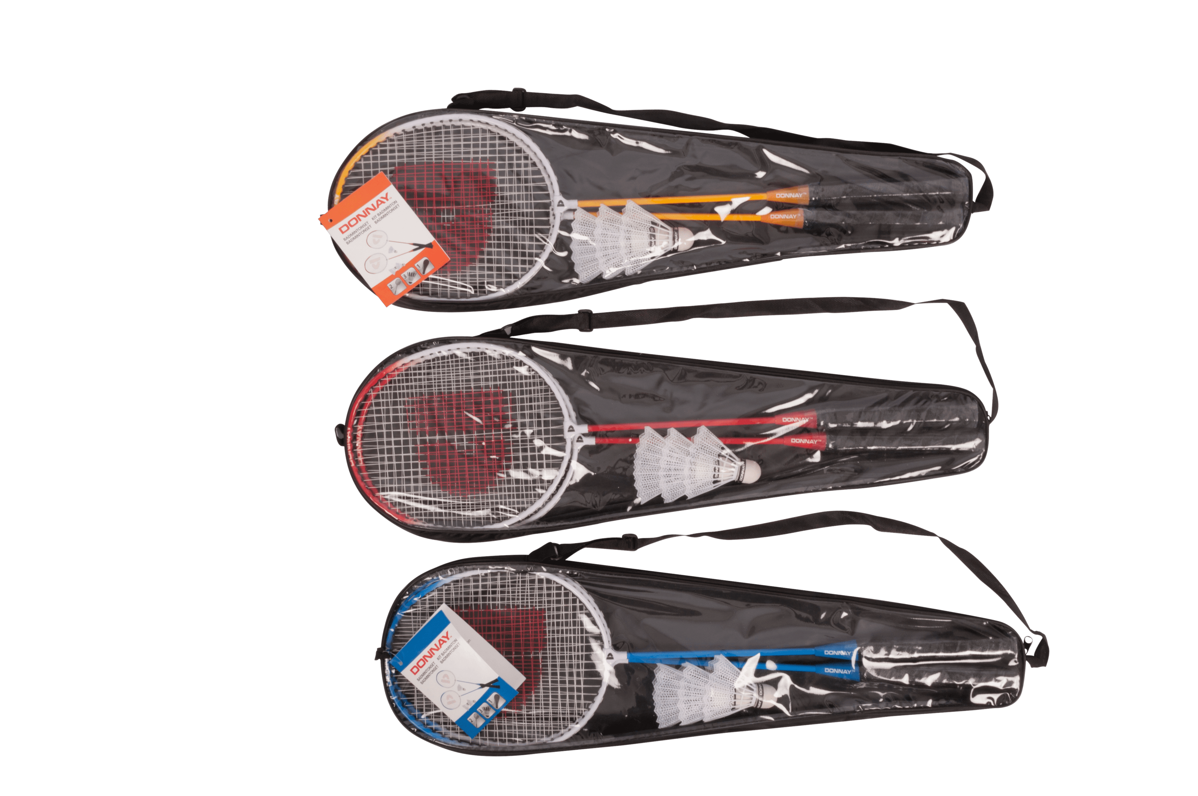 Donnay Badmintonset + draagtas ass