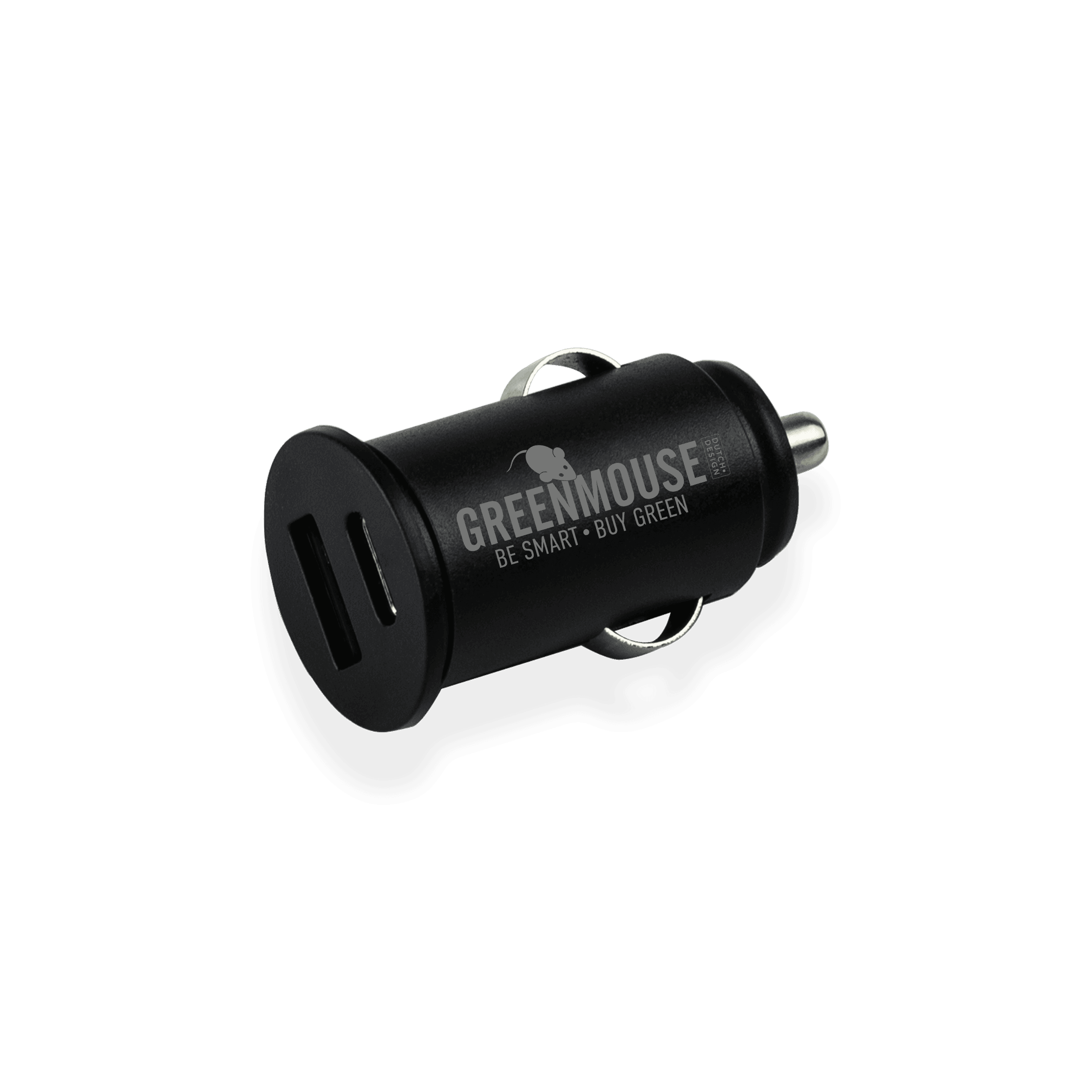GreenMouse Car Charger USB & USB-C Black