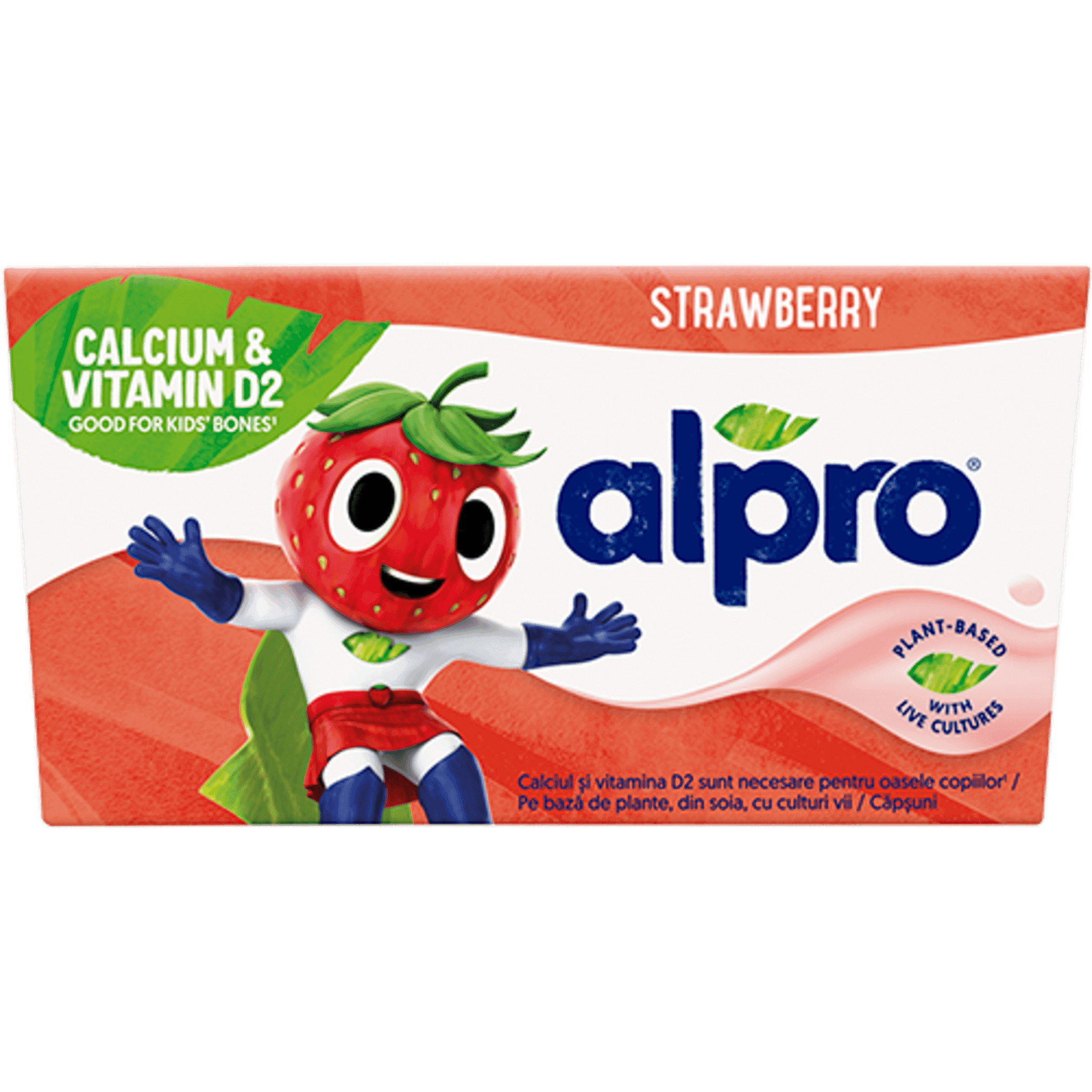Alpro Plantaardige variatie kids aardbei