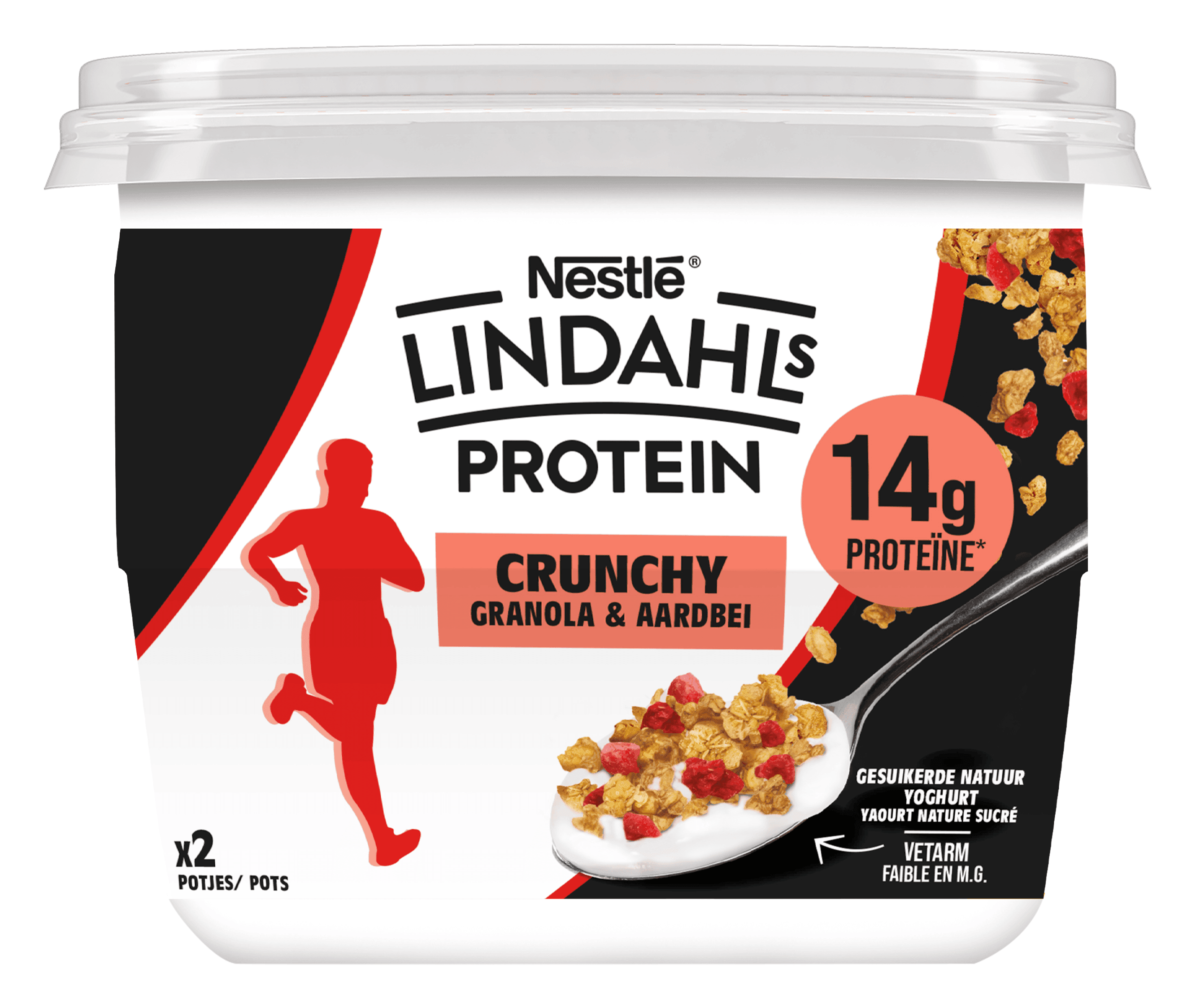 Lindahls Crunchy Granola Aardbei