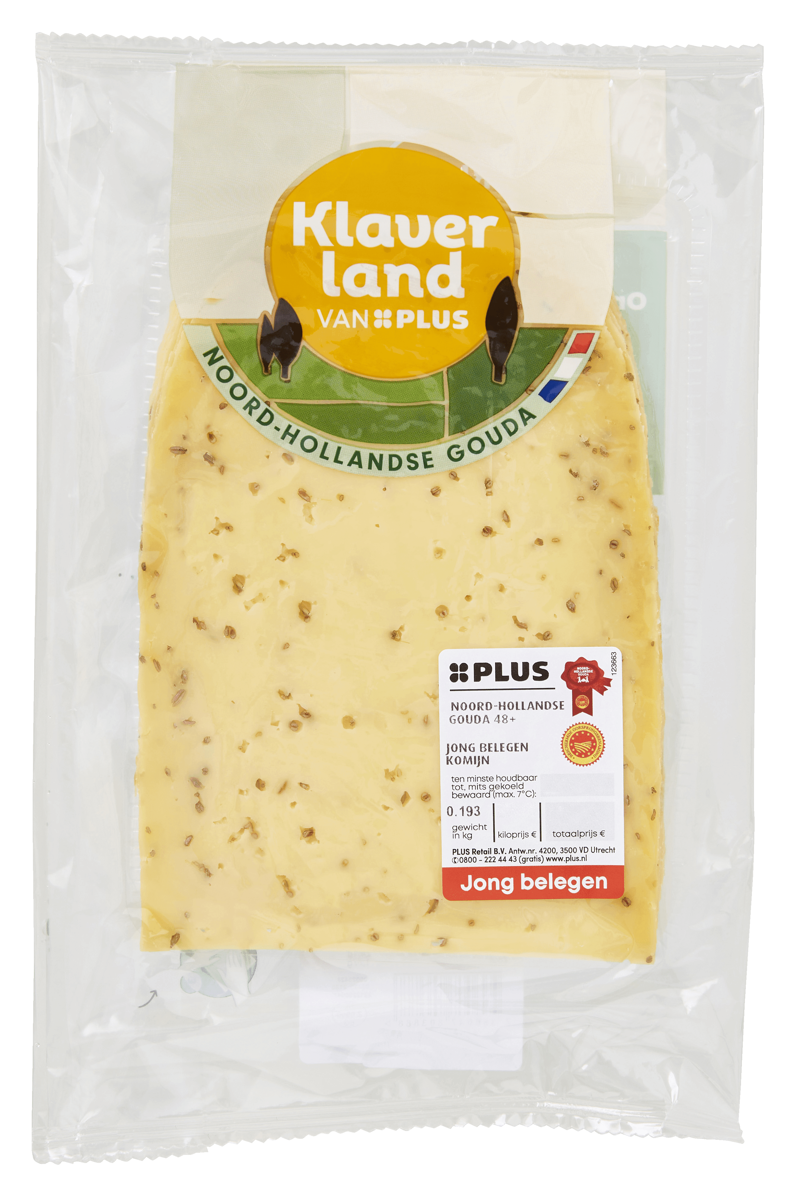 PLUS Klaverland Jong belegen komijn 48+ plakken