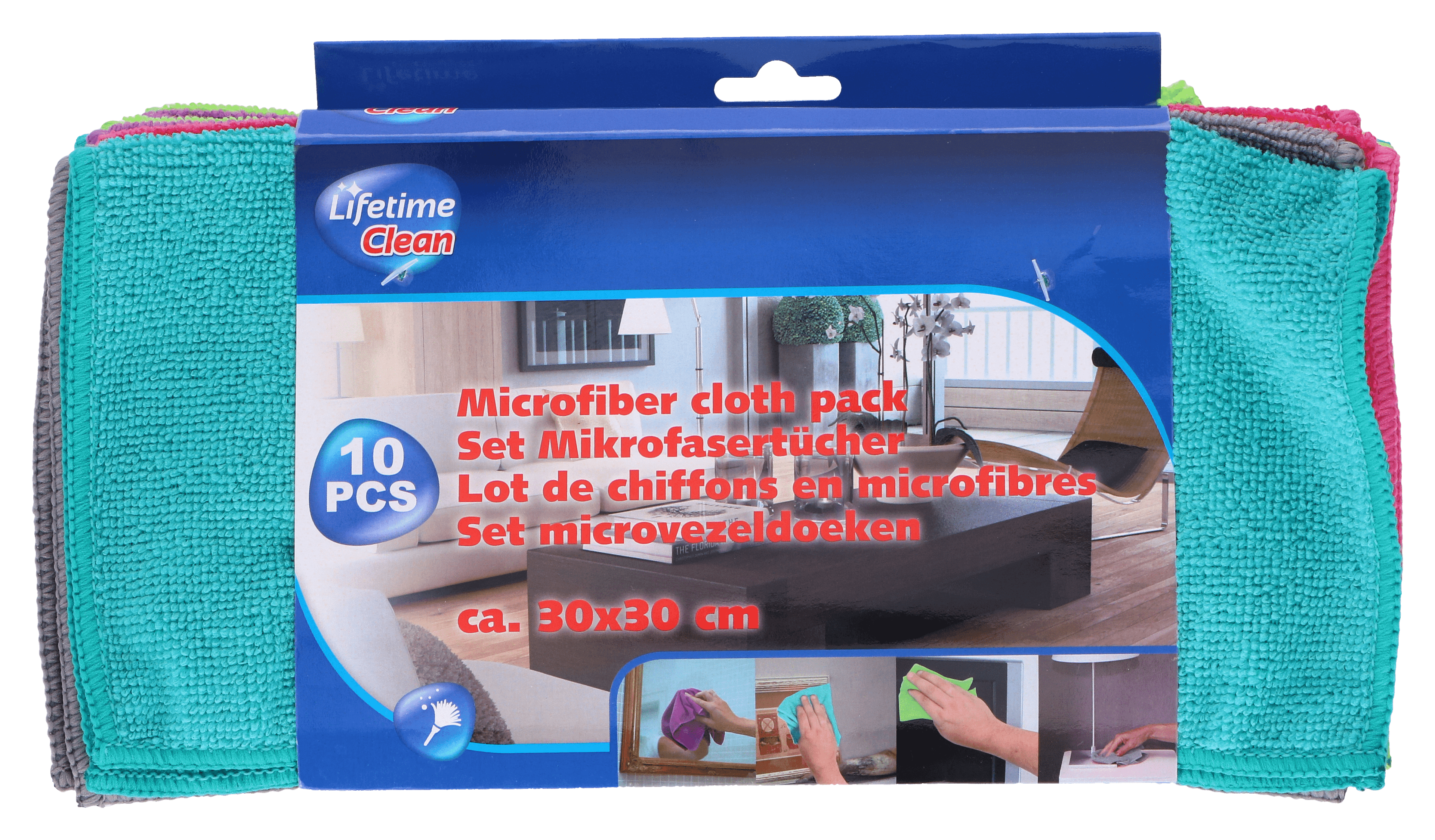 Lifetime Clean Microvezeldoeken 10-pack